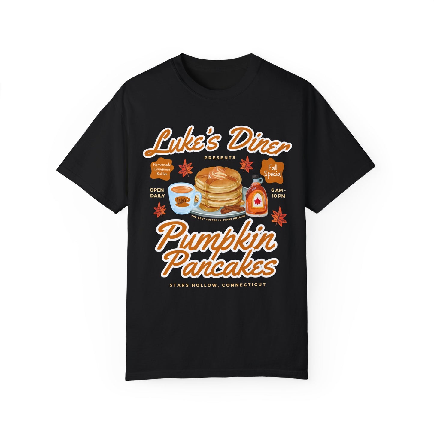 Comfort Colors® Gilmore Girls TV Show Shirt - Luke’s Diner Pumpkin Pancakes