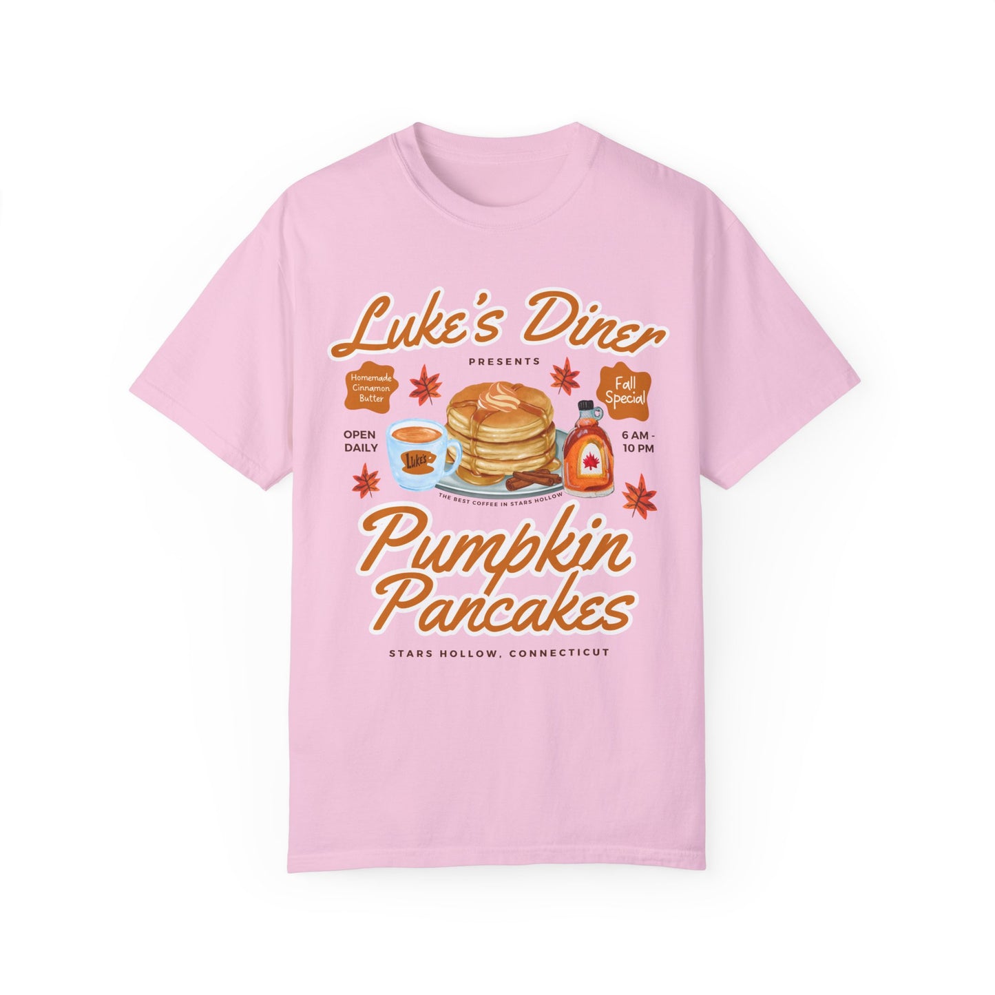 Comfort Colors® Gilmore Girls TV Show Shirt - Luke’s Diner Pumpkin Pancakes