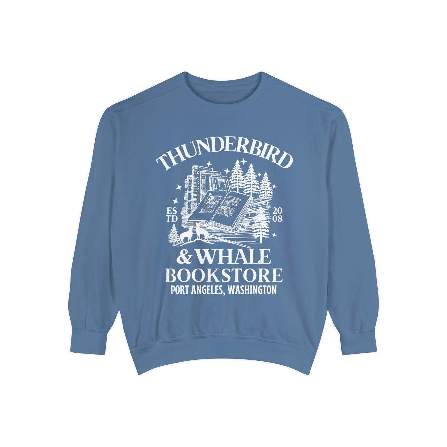 Comfort Colors® Twilight Saga Movie Book Sweatshirt - Thunderbird and Whale Bookstore