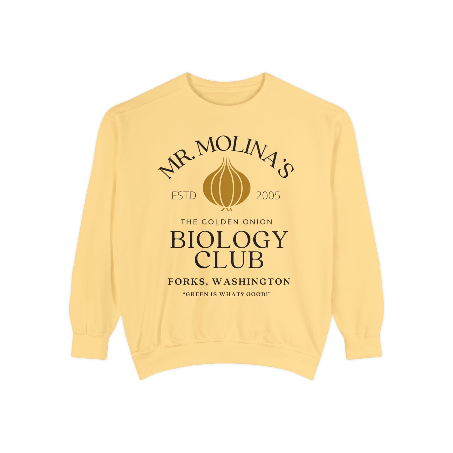 Comfort Colors® Twilight Saga Movie Book Sweatshirt - Mr Molina Biology Club
