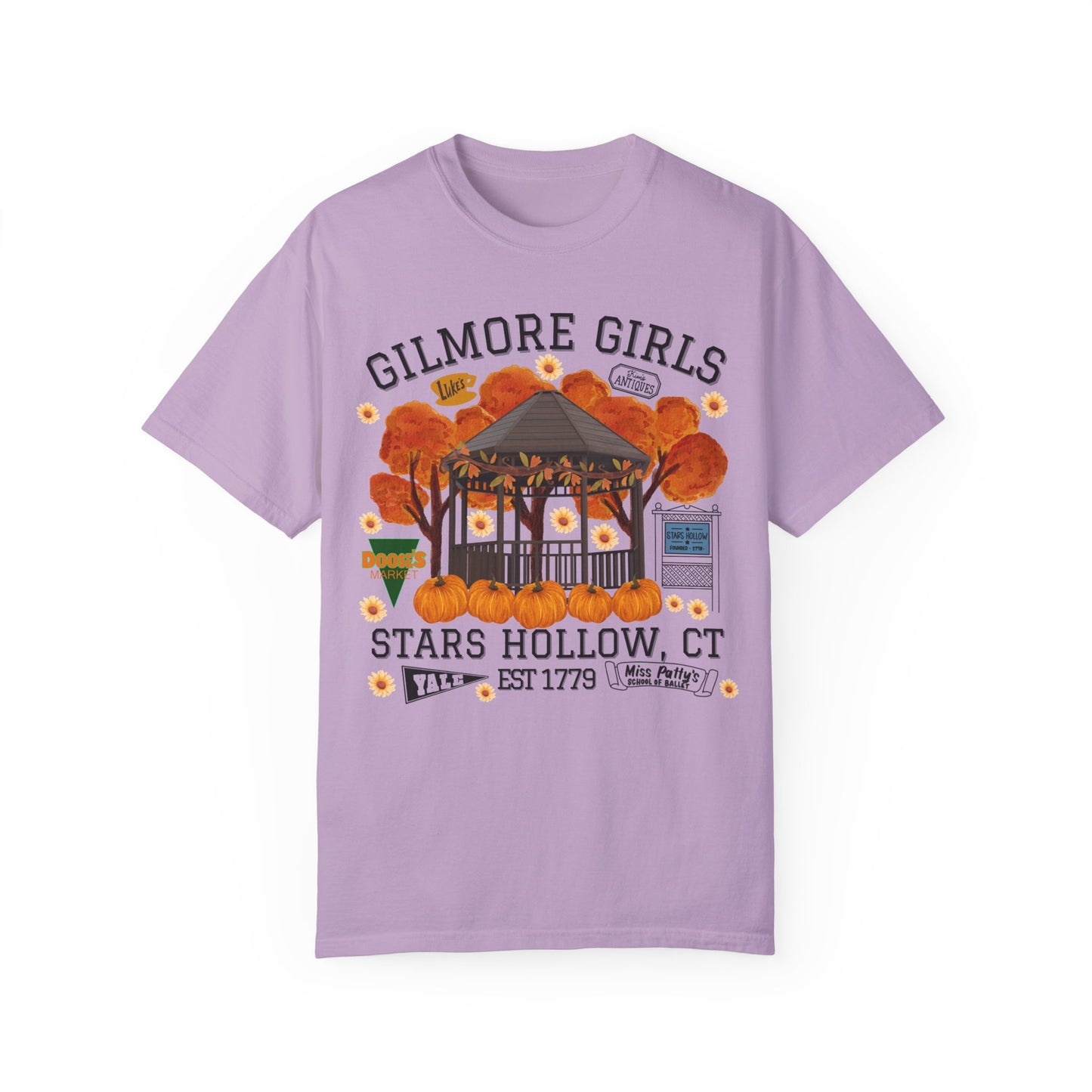 Comfort Colors® Gilmore Girls Shirt - Stars Hollow CT