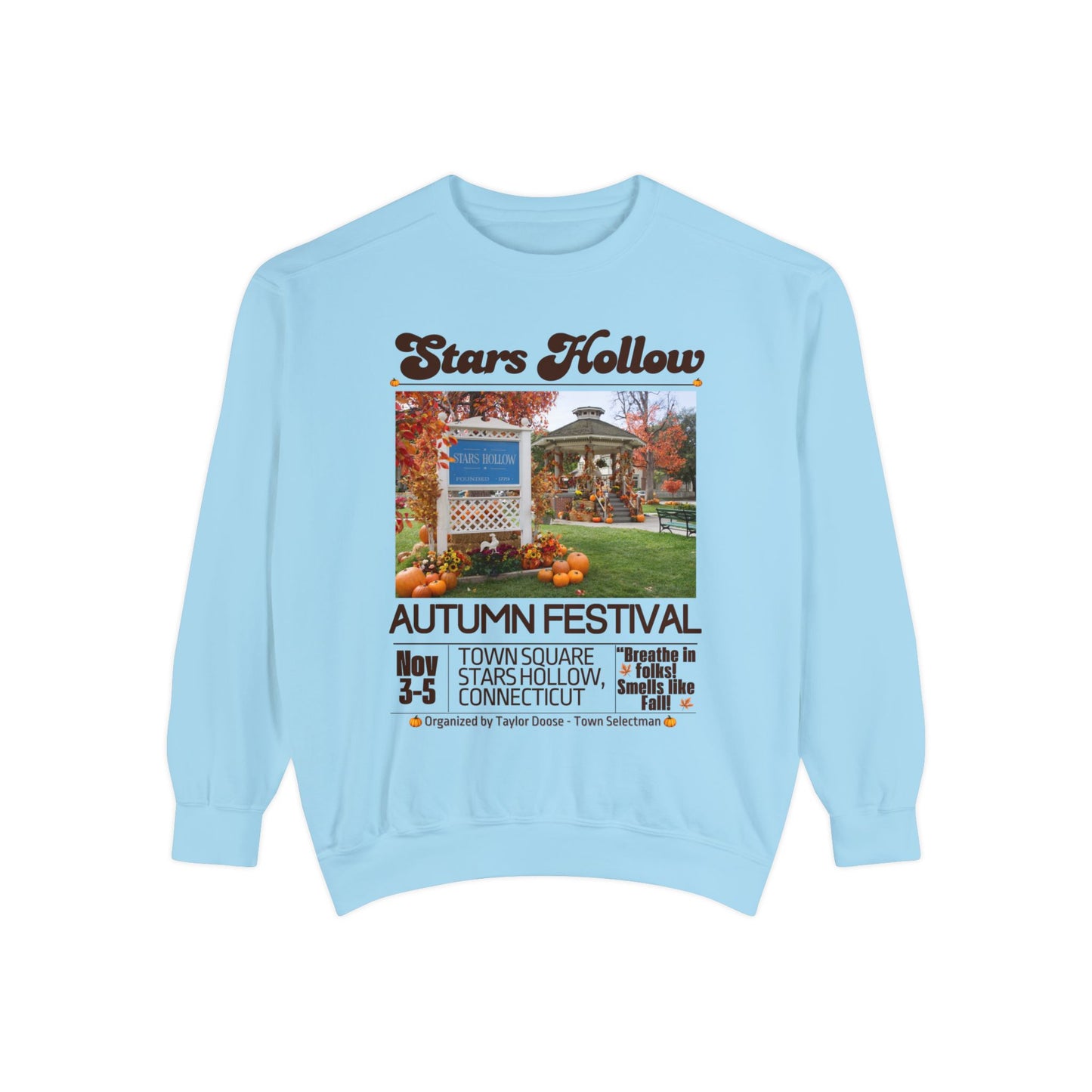 Comfort Colors® Gilmore Girls TV Show Sweatshirt - Stars Hollow Autumn Festival