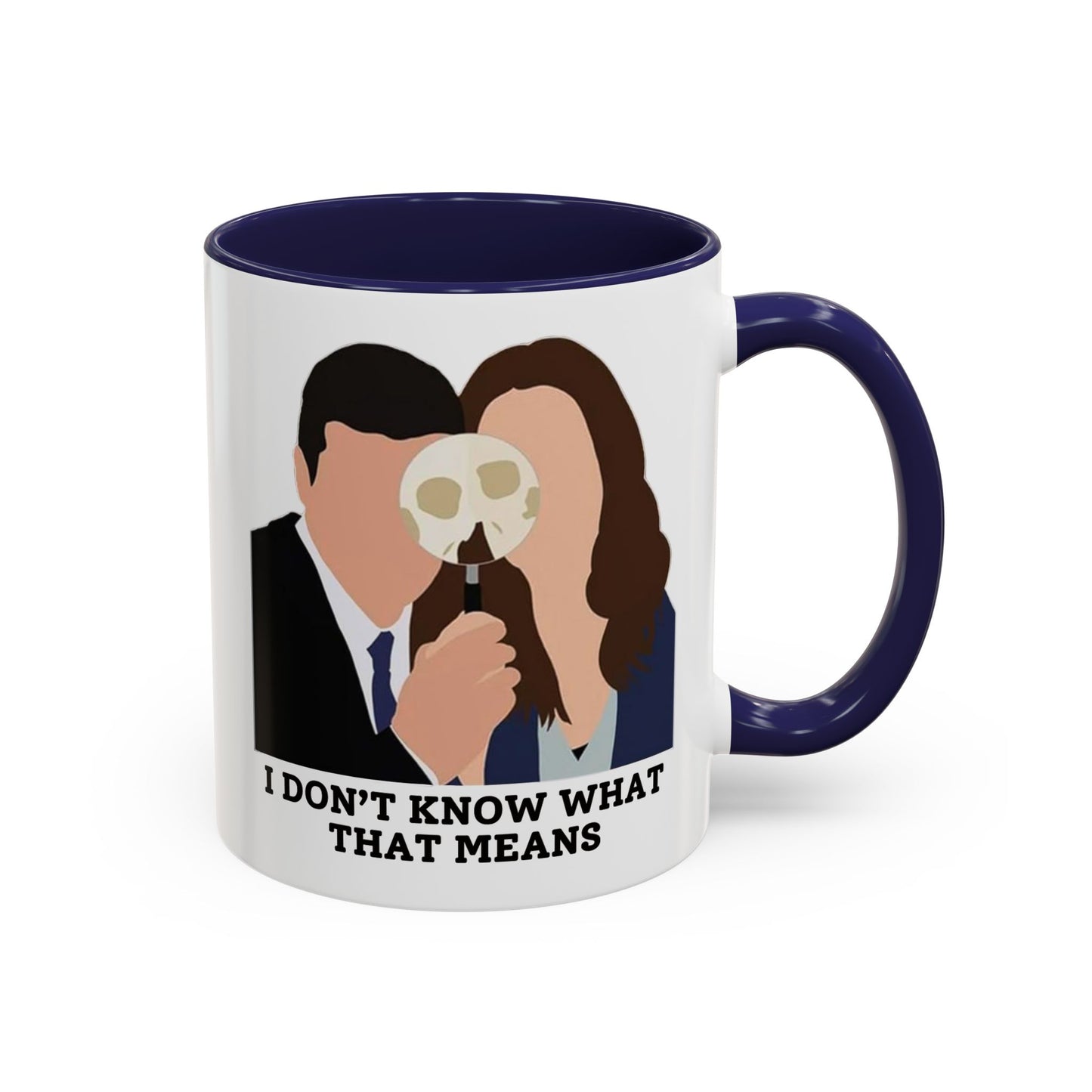 Bones TV Show 11oz or 15 oz Colored Handle Coffee Mug