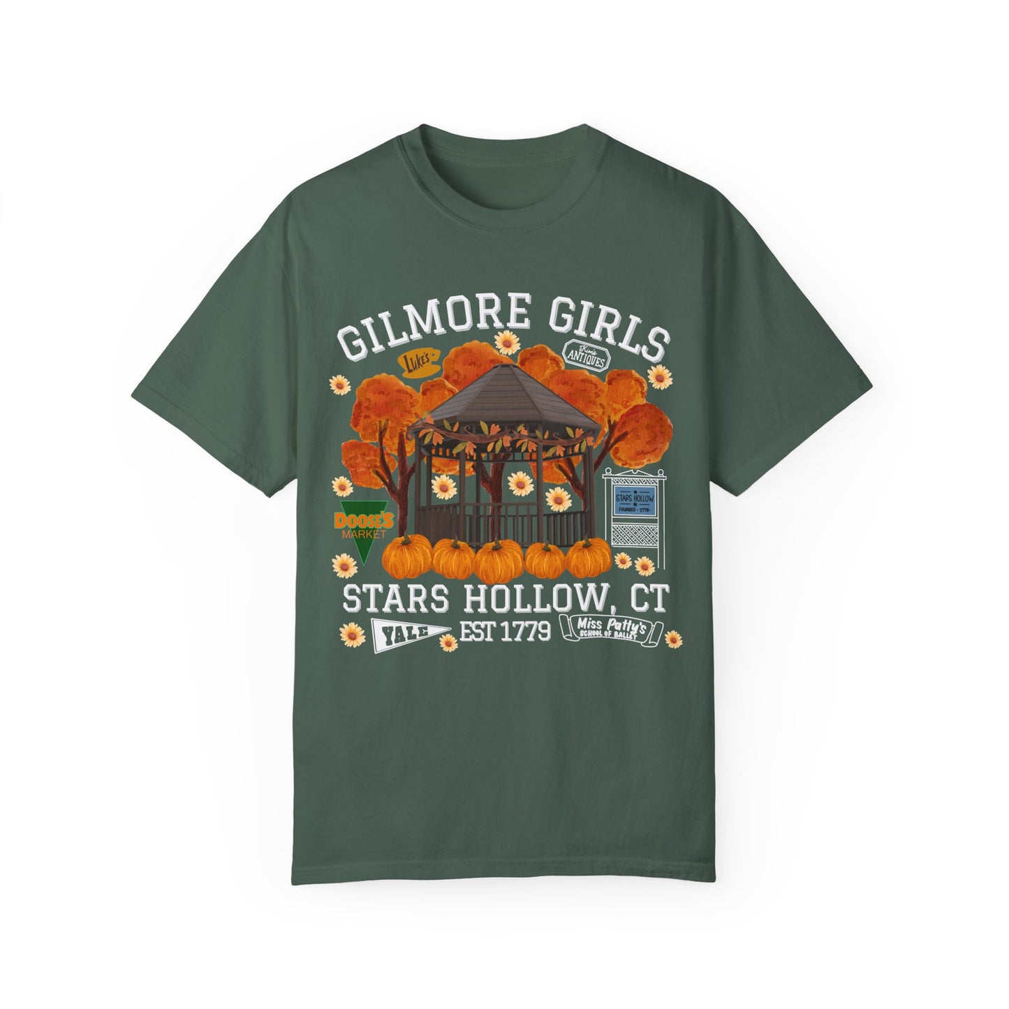 Comfort Colors® Gilmore Girls Shirt - Stars Hollow CT
