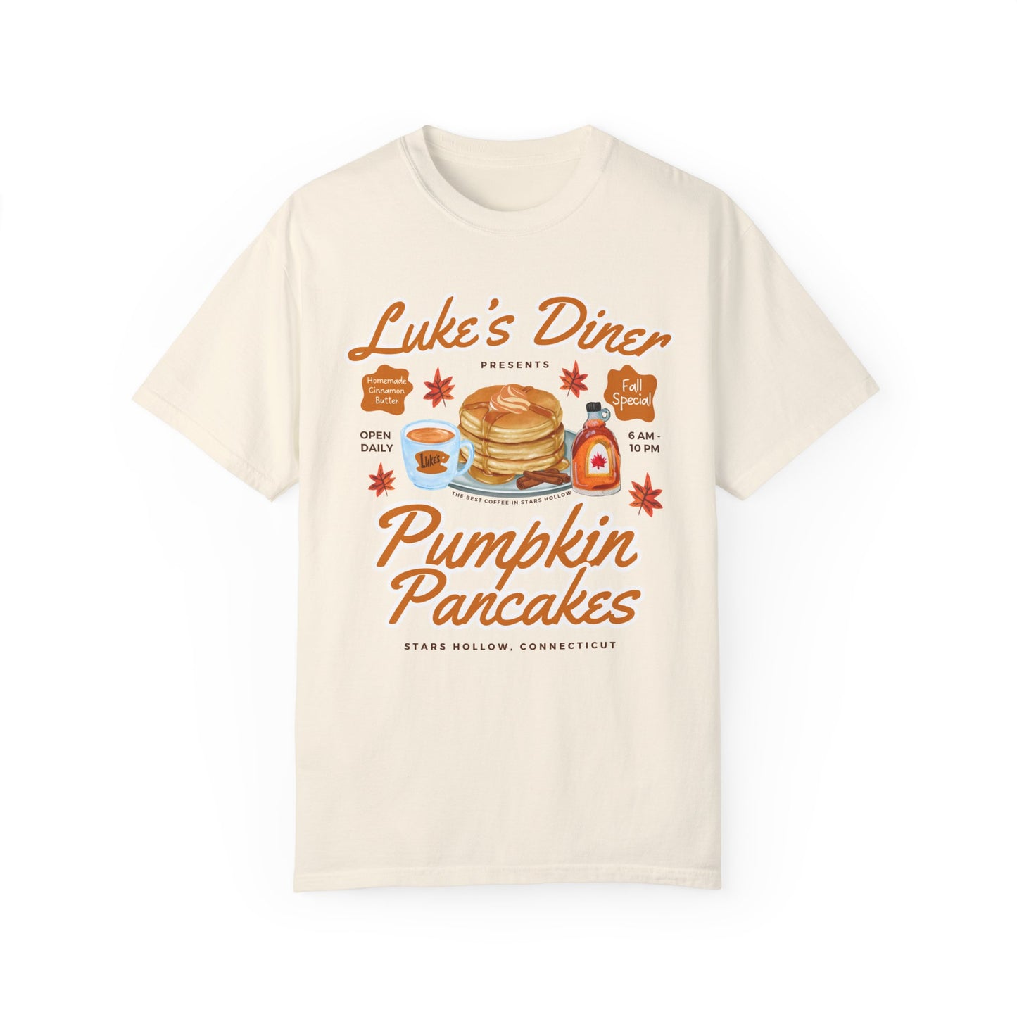 Comfort Colors® Gilmore Girls TV Show Shirt - Luke’s Diner Pumpkin Pancakes