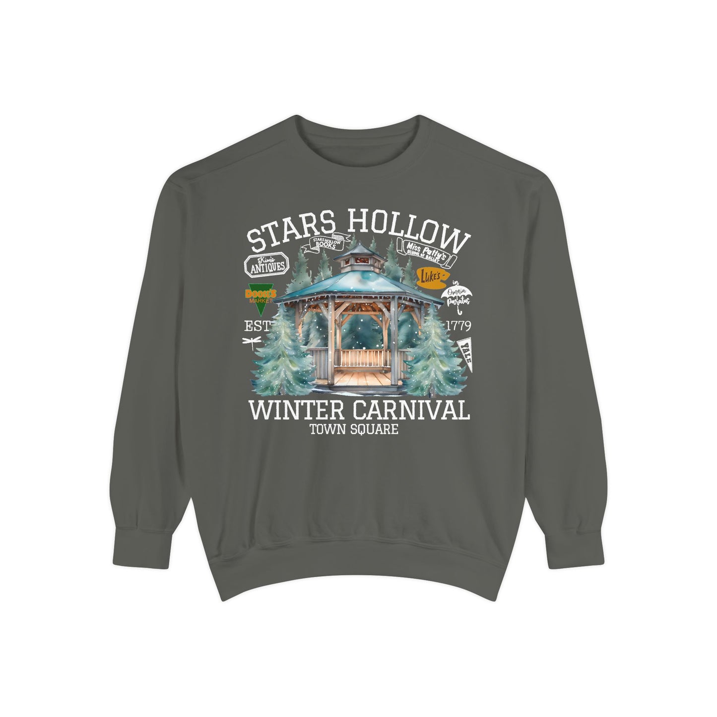 Comfort Colors® Gilmore Girls TV Show Sweatshirt - Stars Hollow Winter Carnival