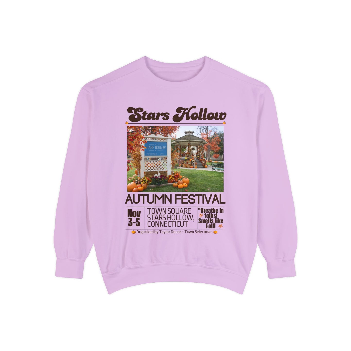 Comfort Colors® Gilmore Girls TV Show Sweatshirt - Stars Hollow Autumn Festival