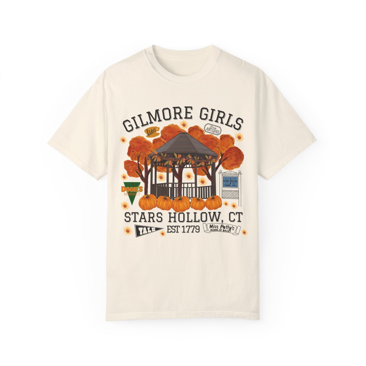 Comfort Colors® Gilmore Girls Shirt - Stars Hollow CT