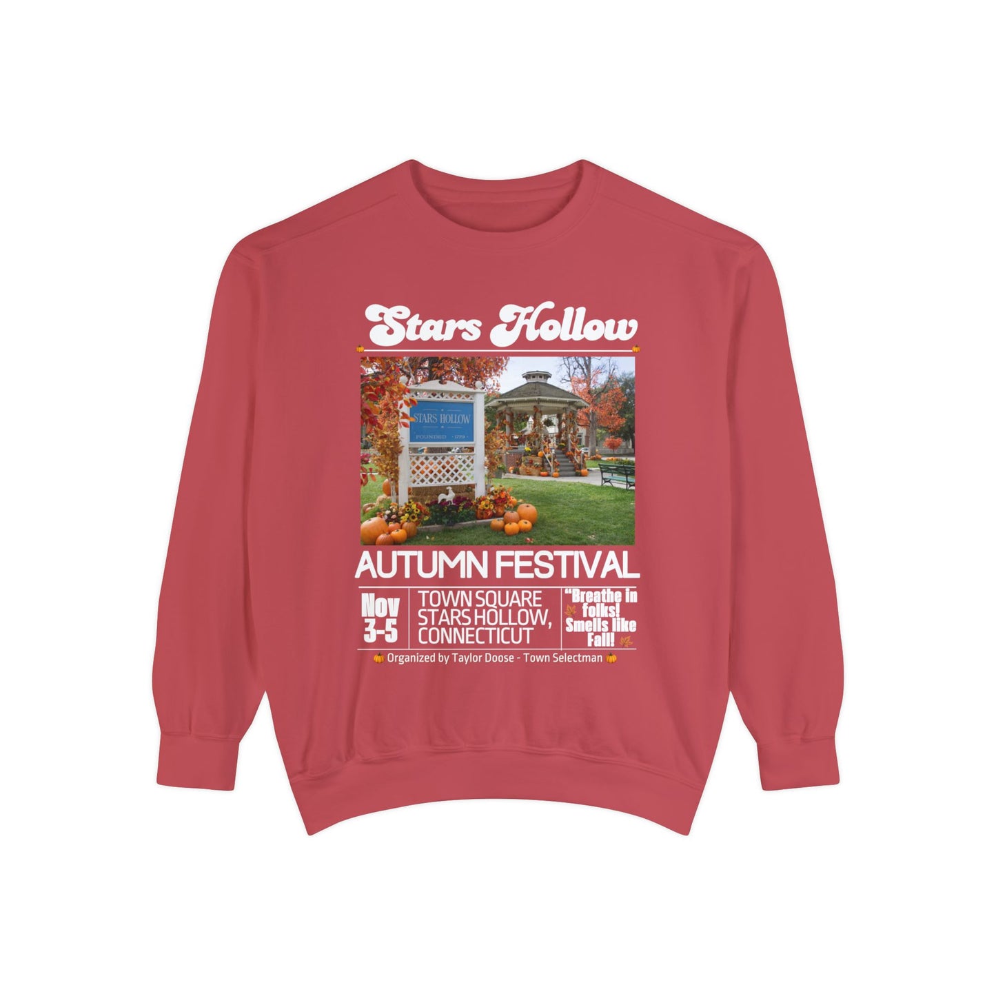 Comfort Colors® Gilmore Girls TV Show Sweatshirt - Stars Hollow Autumn Festival
