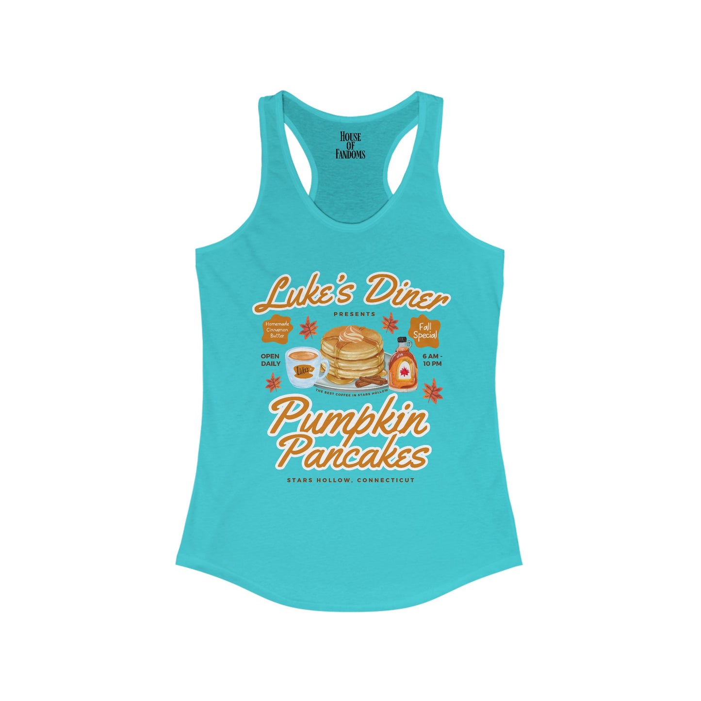 Gilmore Girls TV Show Shirt Tank - Luke’s Diner Pumpkin Pancakes