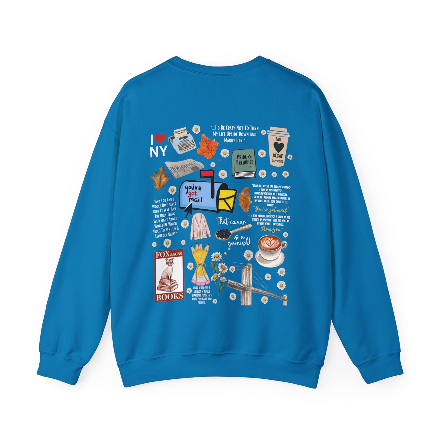 You've Got Mail Movie 2 Sided Sweatshirt