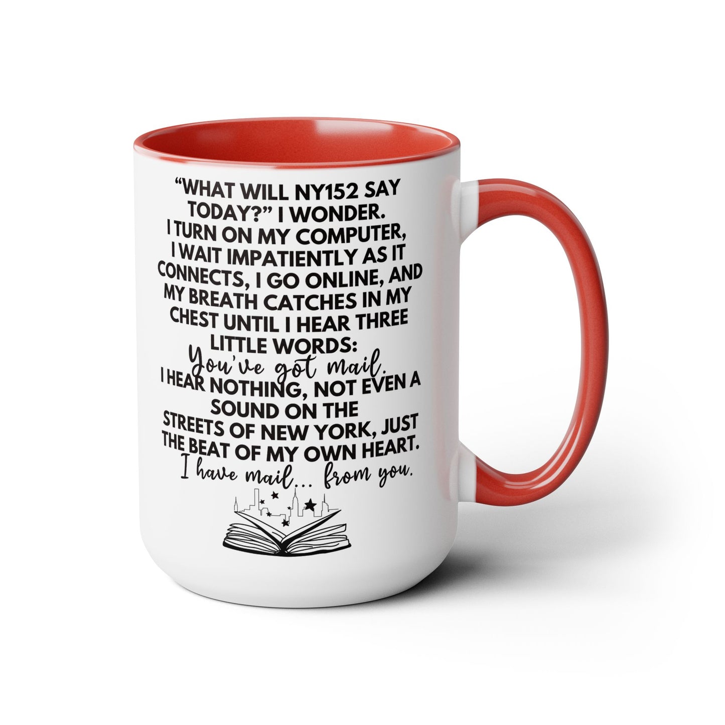 You've Got Mail Movie Coffee Mug Colored Mug 15 oz