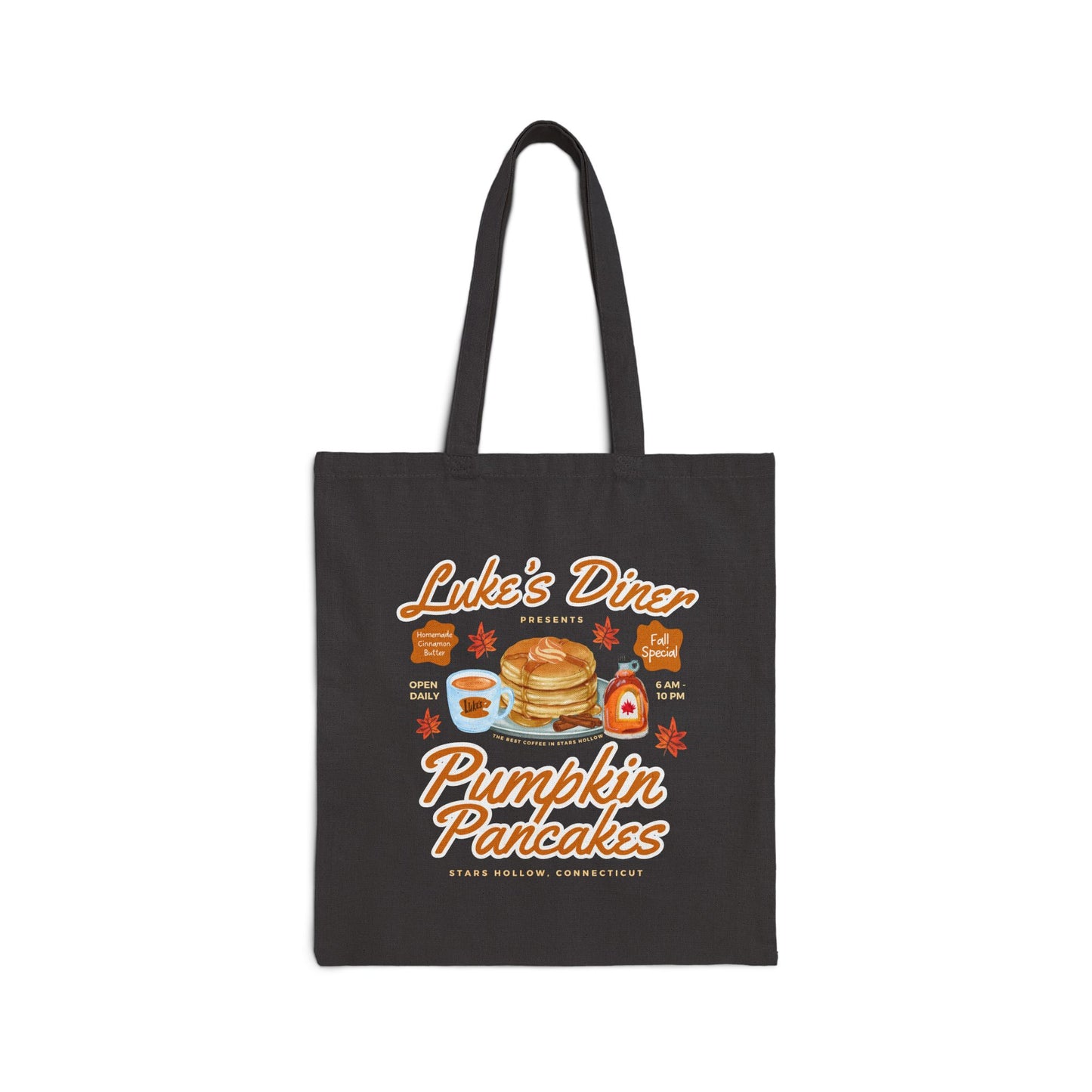 Gilmore Girls TV Show Tote Bag - Luke’s Diner Pumpkin Pancakes
