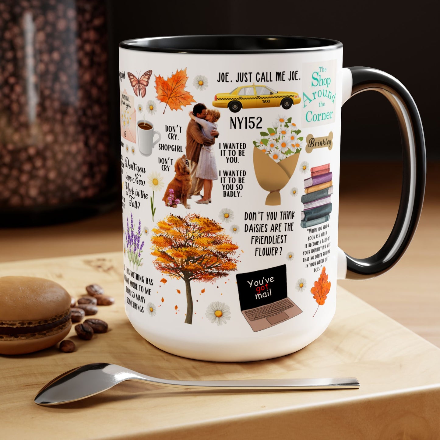 Youve Got Mail Mug 15 oz Colored Handle Coffee Mug