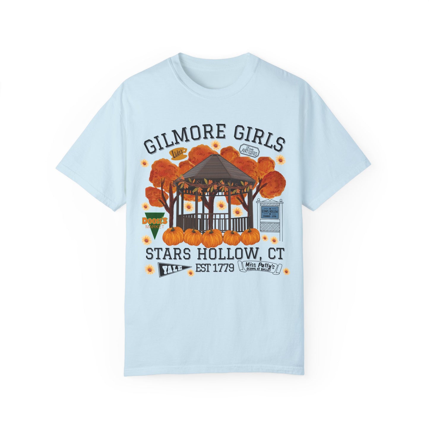 Comfort Colors® Gilmore Girls Shirt - Stars Hollow CT