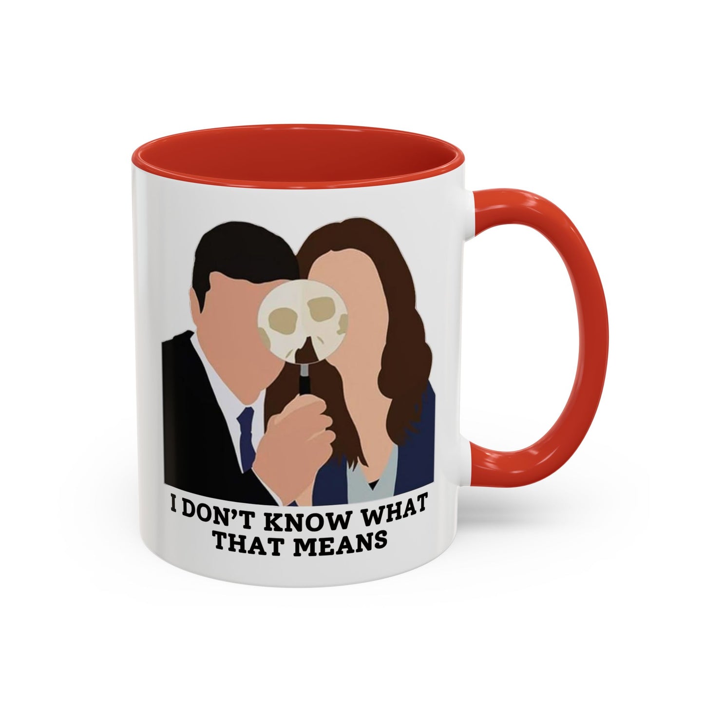 Bones TV Show 11oz or 15 oz Colored Handle Coffee Mug