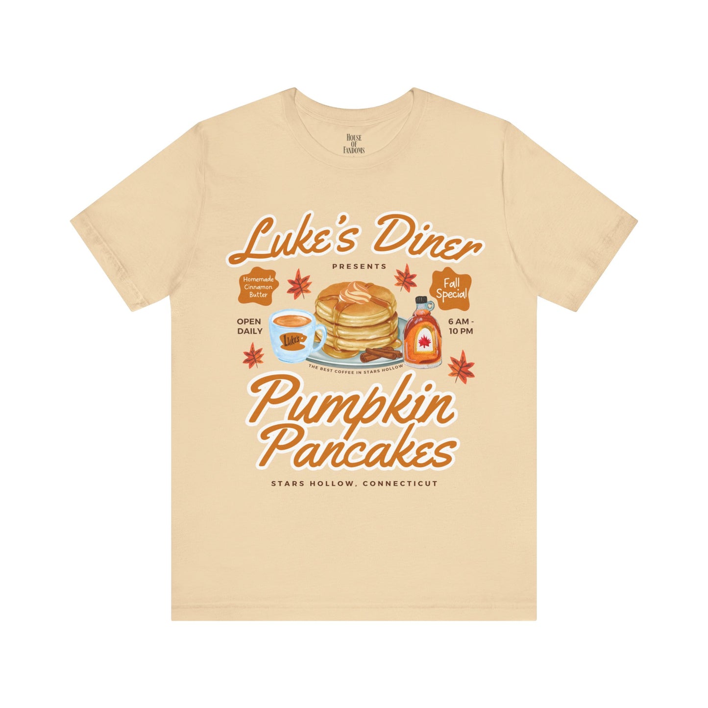 Gilmore Girls TV Show Shirt - Luke’s Diner Pumpkin Pancakes