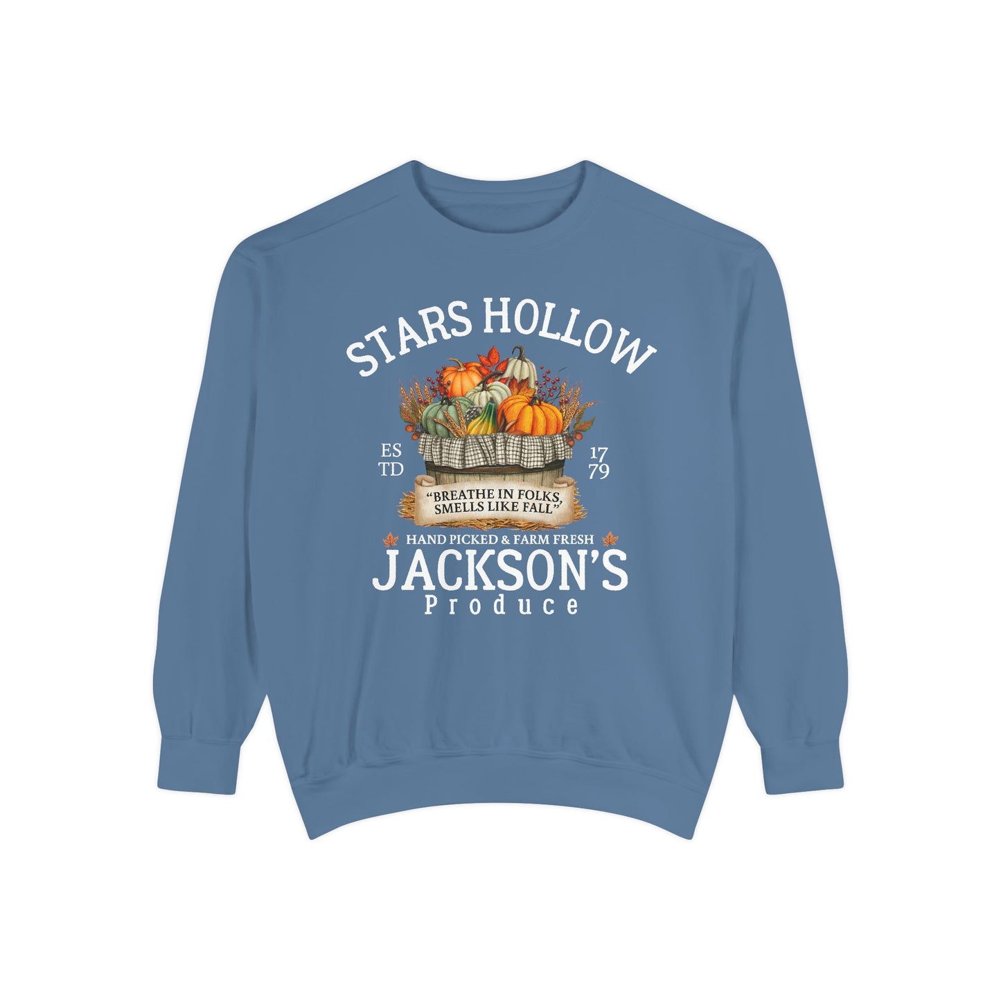 Comfort Colors® Gilmore Girls TV Show Sweatshirt - Stars Hollow Jackson’s Produce