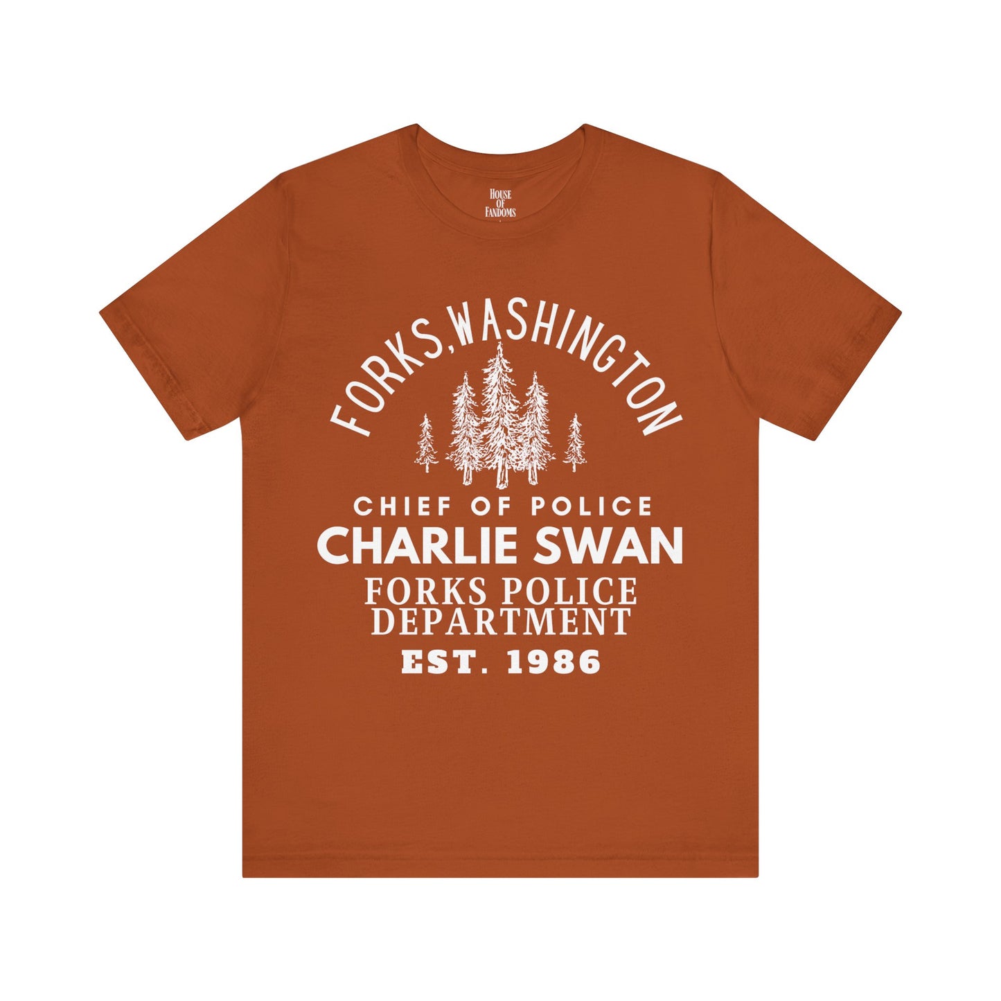 Twilight Saga Movie Book Shirt - Sheriff Charlie Swan