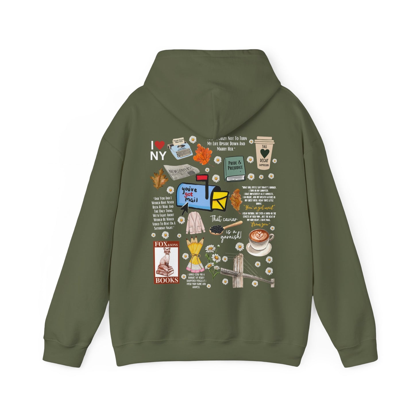 Youve Got Mail Front and Back Hoodie