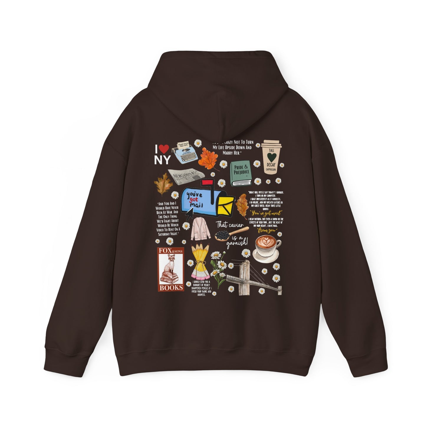 Youve Got Mail Front and Back Hoodie