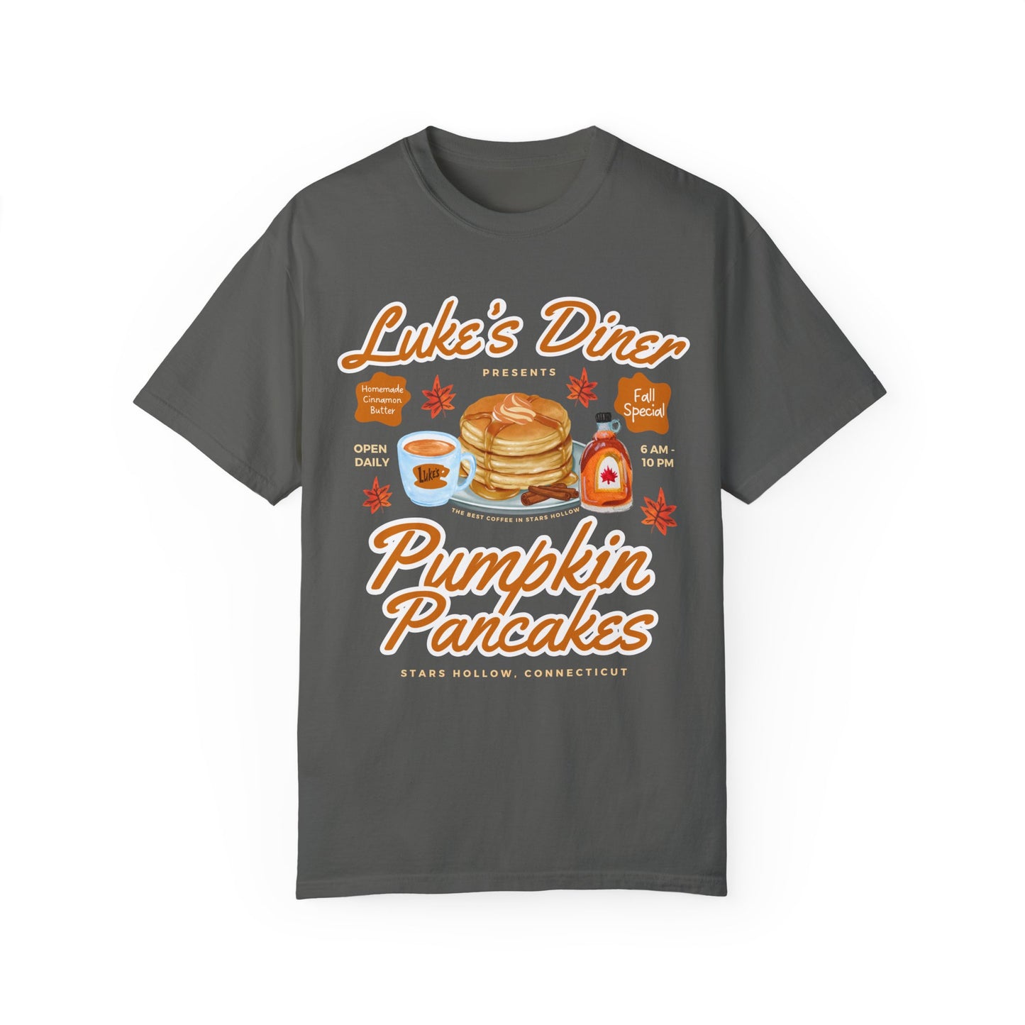 Comfort Colors® Gilmore Girls TV Show Shirt - Luke’s Diner Pumpkin Pancakes