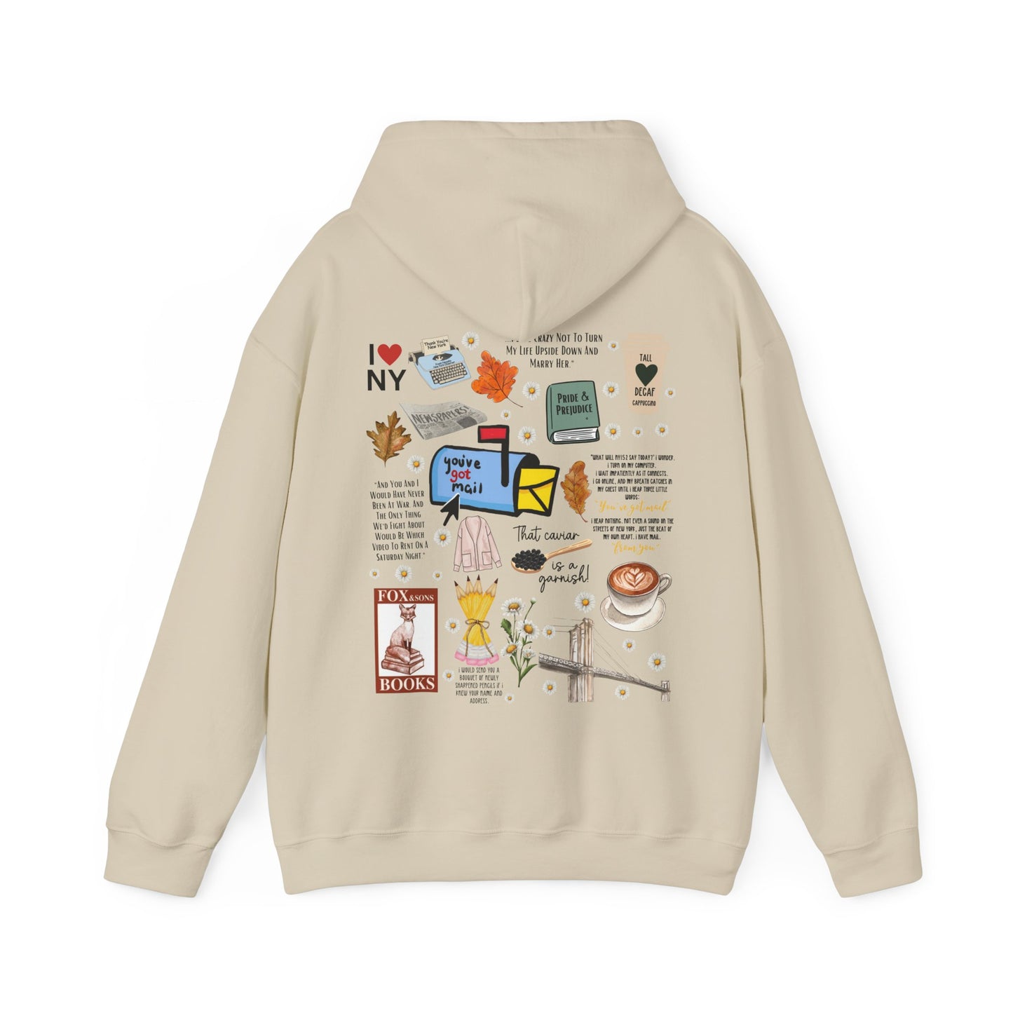 Youve Got Mail Front and Back Hoodie