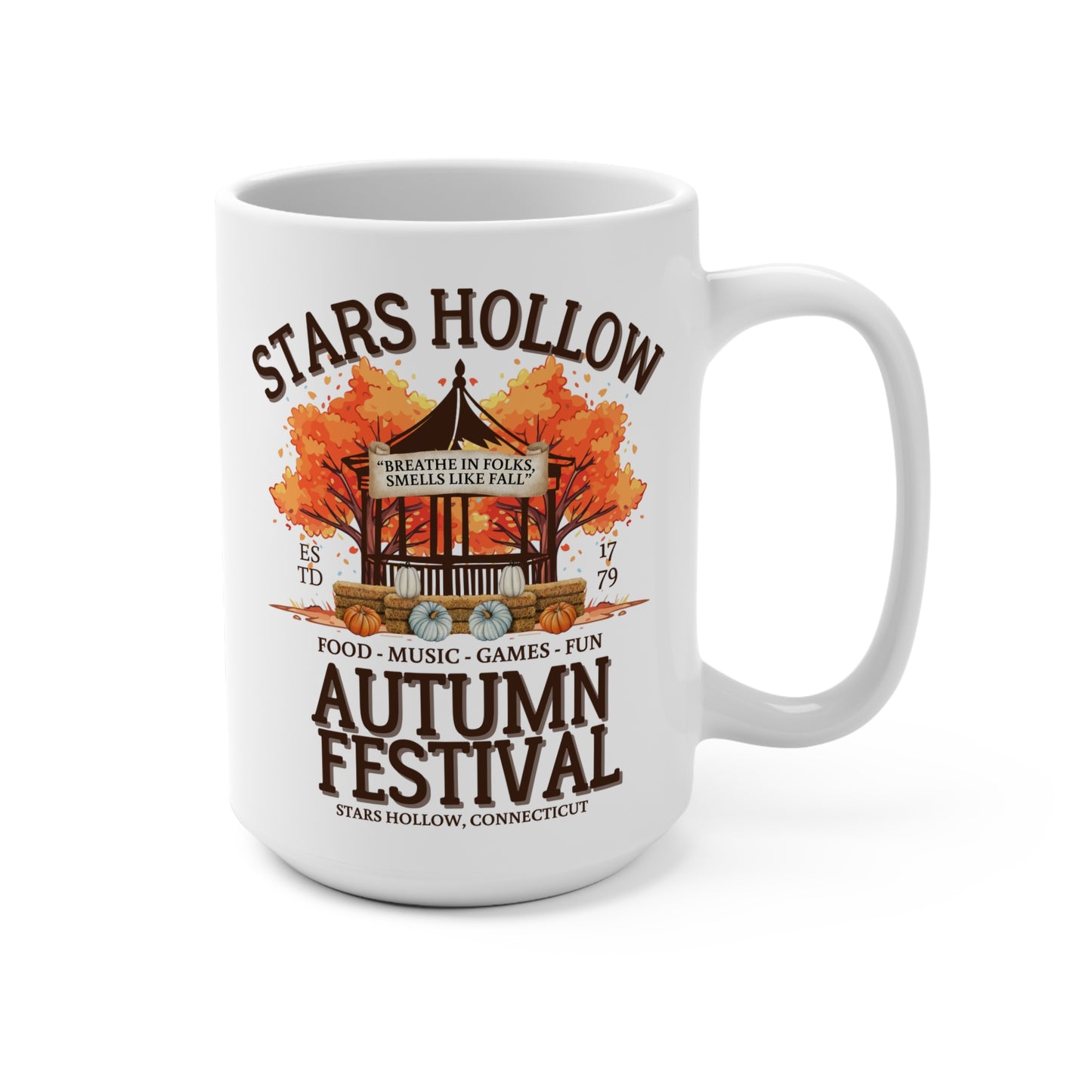 Gilmore Girls TV Show Coffee Mug - 15 oz - Stars Hollow Autumn Festival