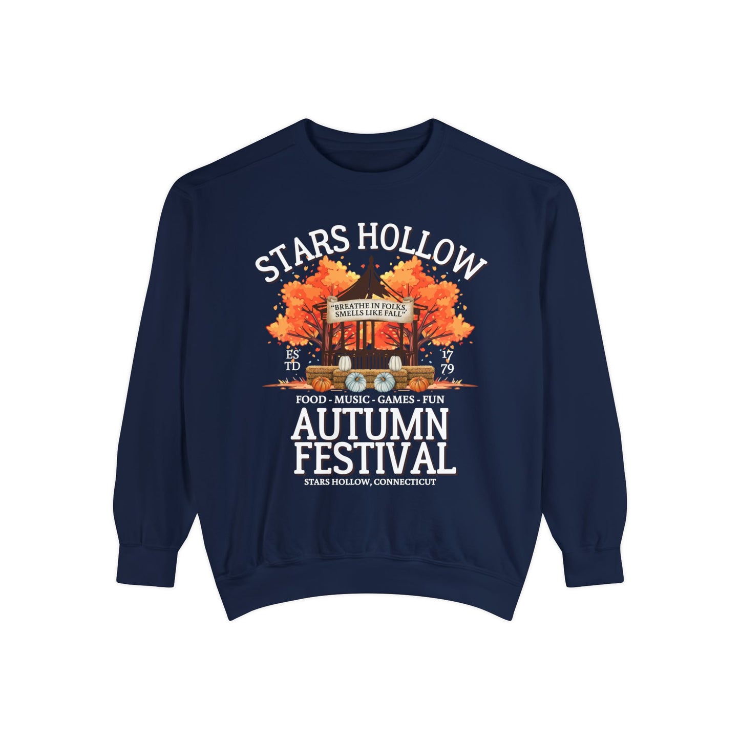 Comfort Colors® Gilmore Girls TV Show Sweatshirt - Stars Hollow Autumn Festival