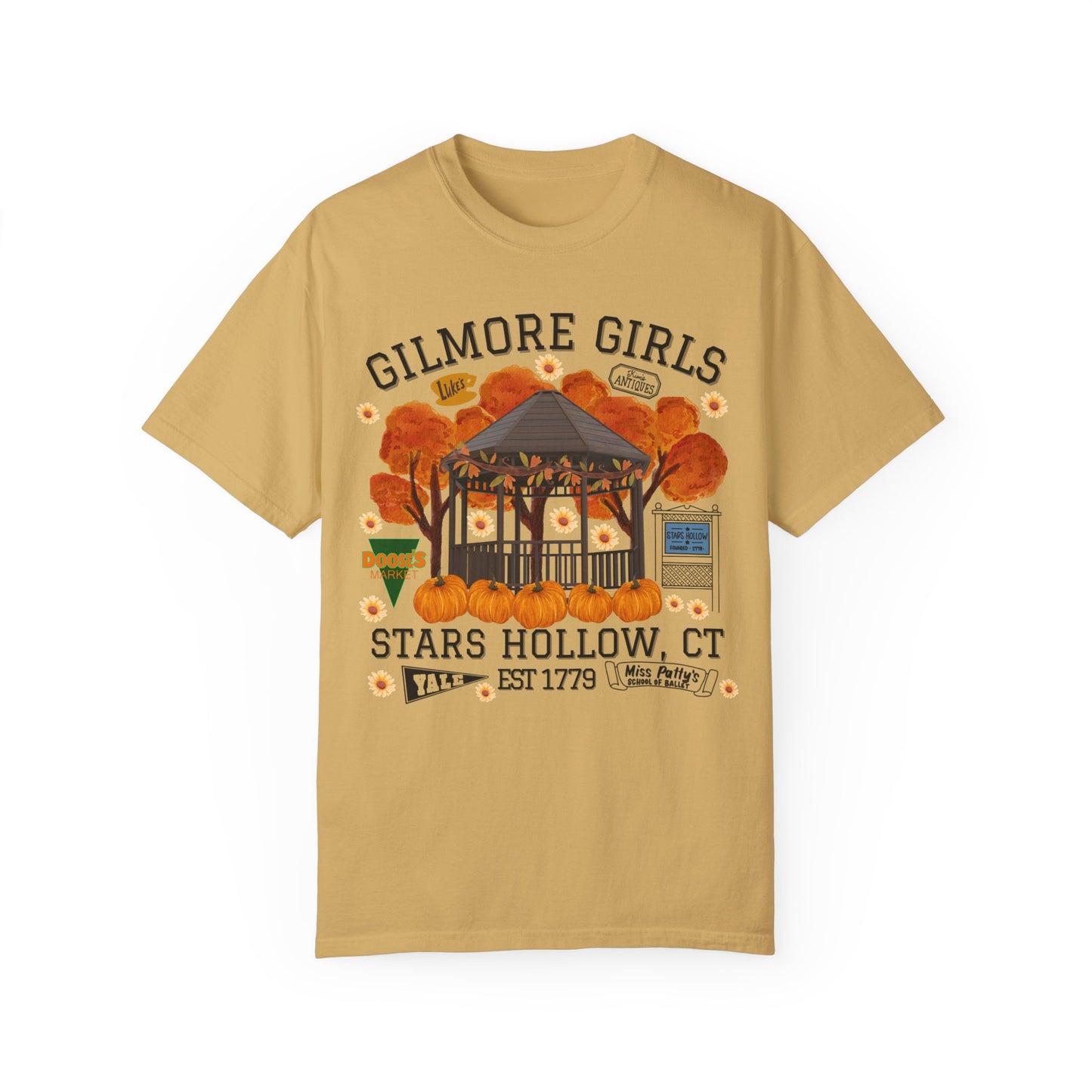 Comfort Colors® Gilmore Girls Shirt - Stars Hollow CT