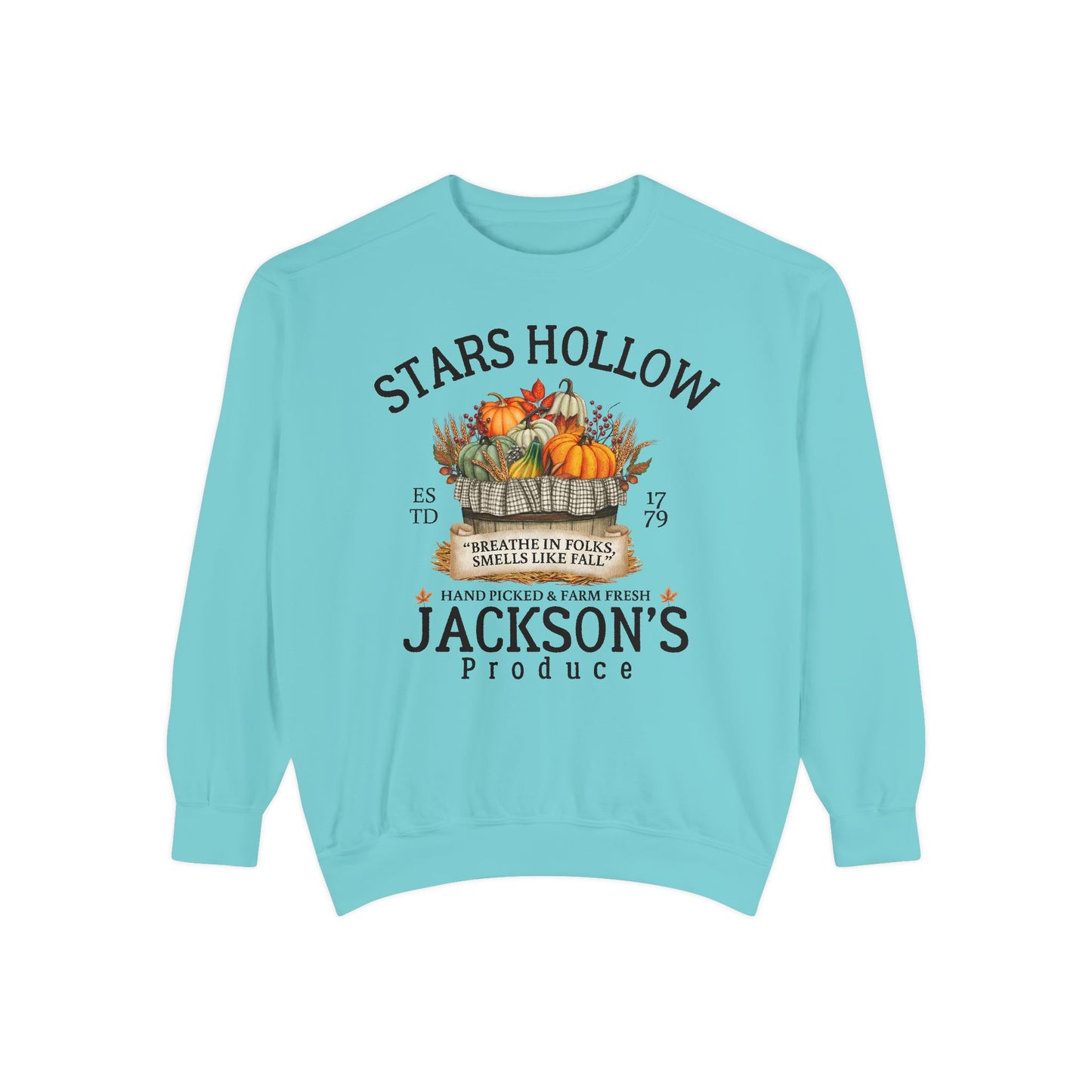Comfort Colors® Gilmore Girls TV Show Sweatshirt - Stars Hollow Jackson’s Produce