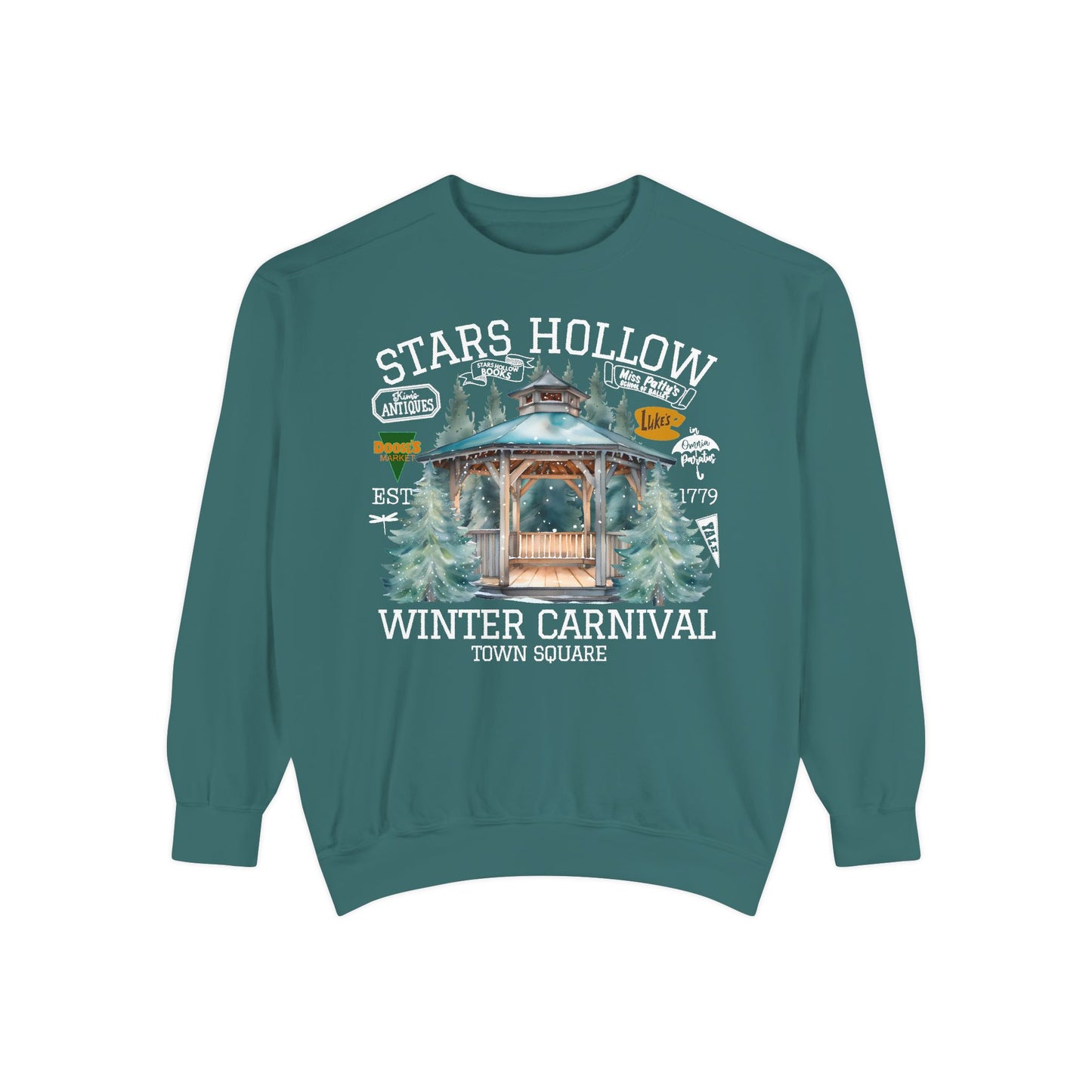 Comfort Colors® Gilmore Girls TV Show Sweatshirt - Stars Hollow Winter Carnival