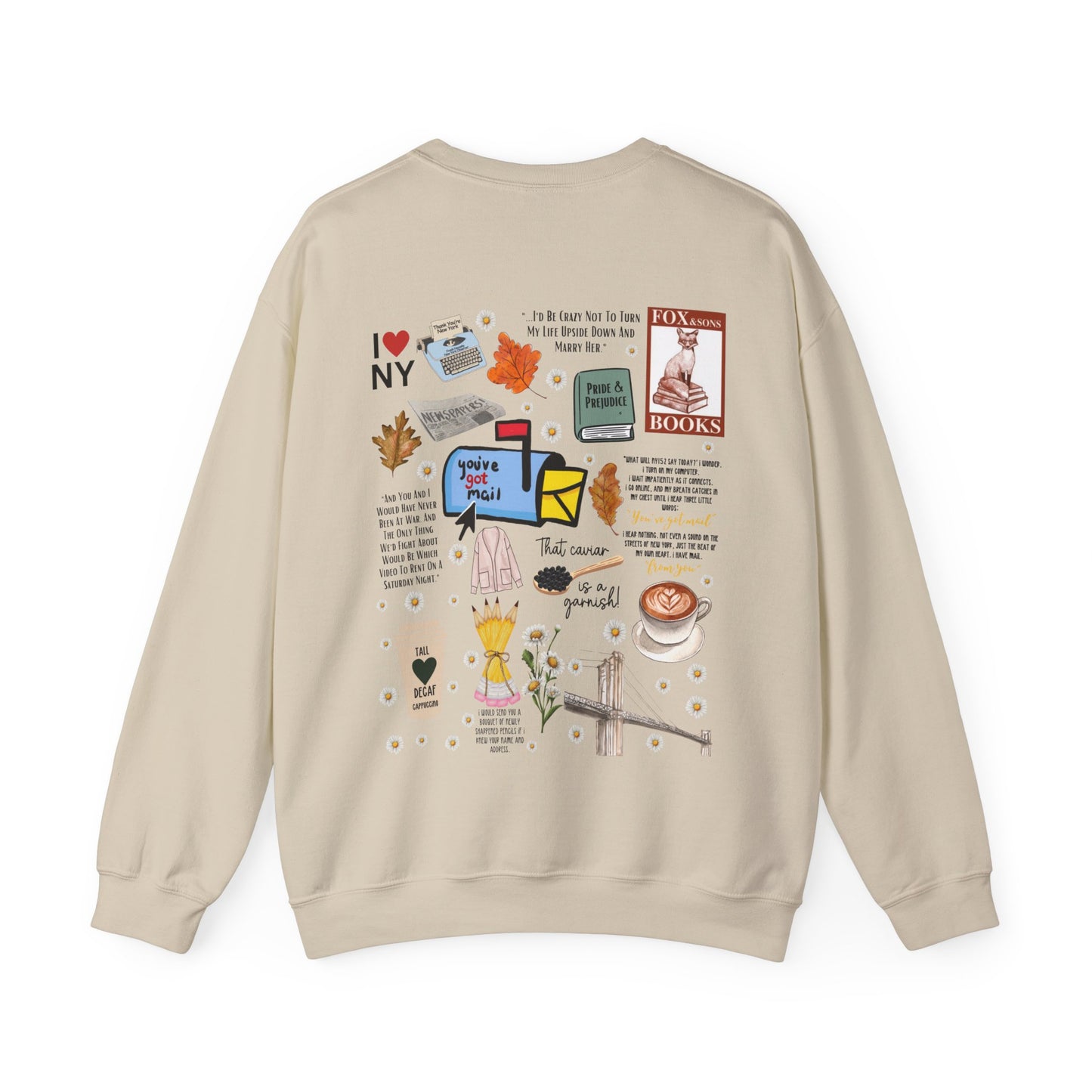 You've Got Mail Movie 2 Sided Sweatshirt