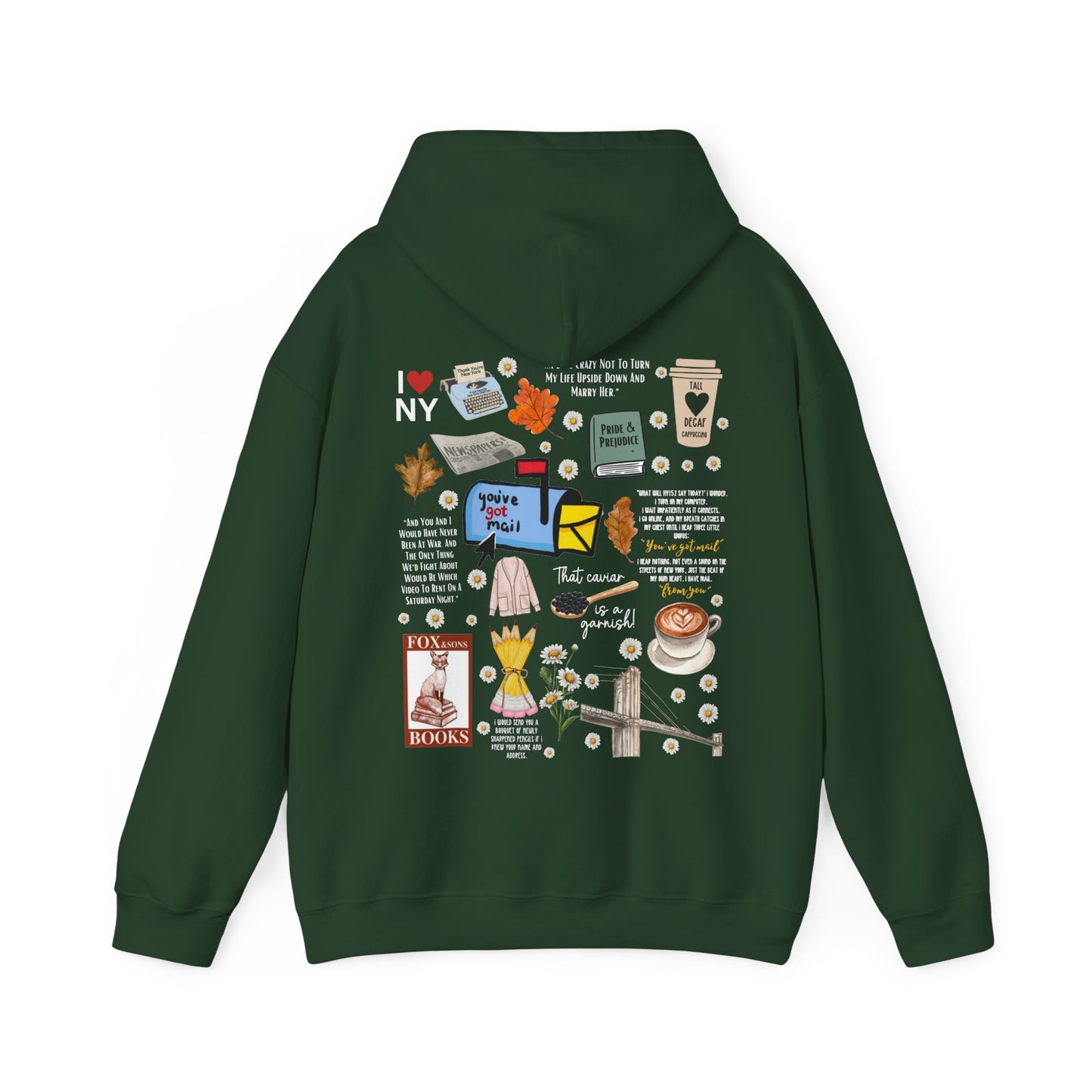 Youve Got Mail Front and Back Hoodie