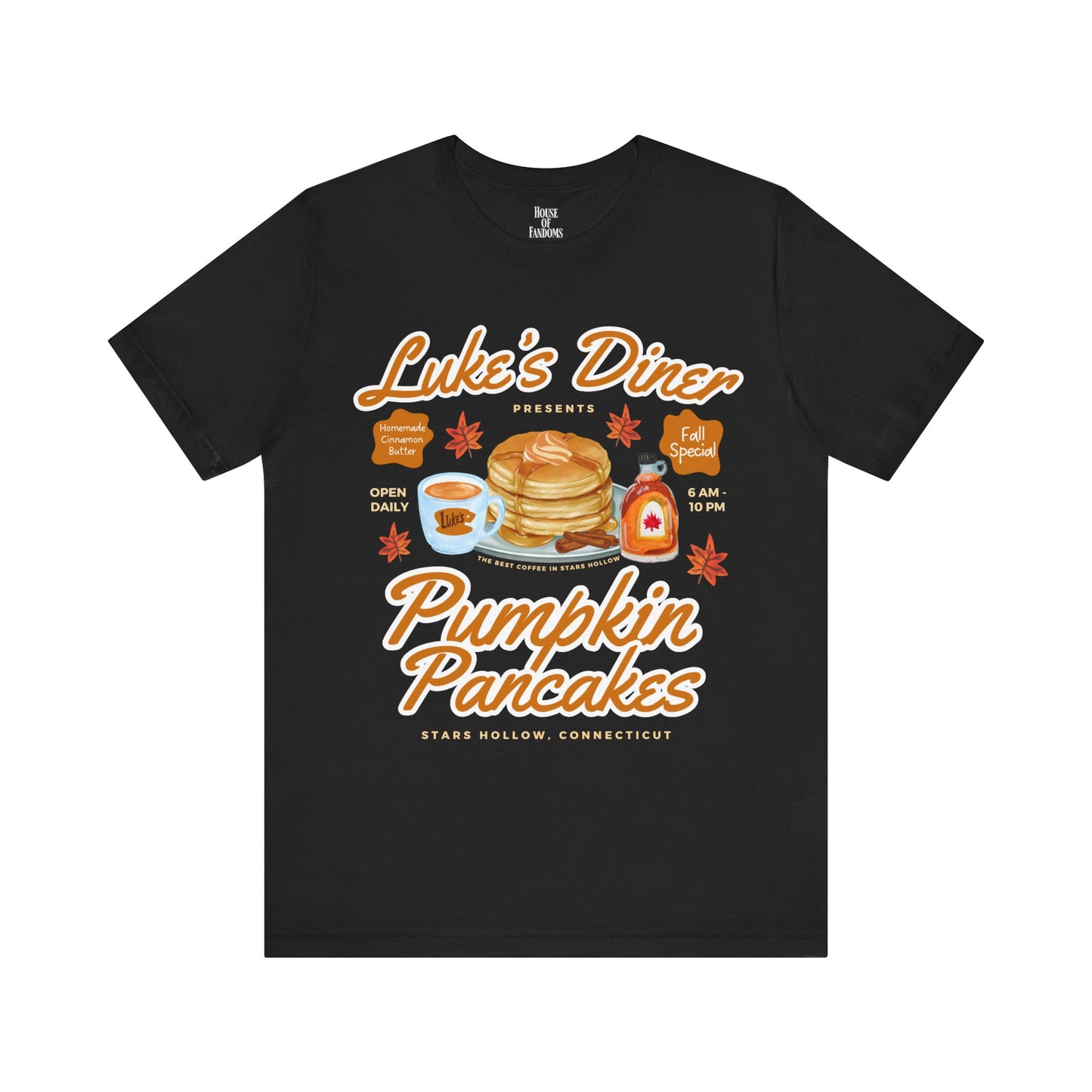 Gilmore Girls TV Show Shirt - Luke’s Diner Pumpkin Pancakes