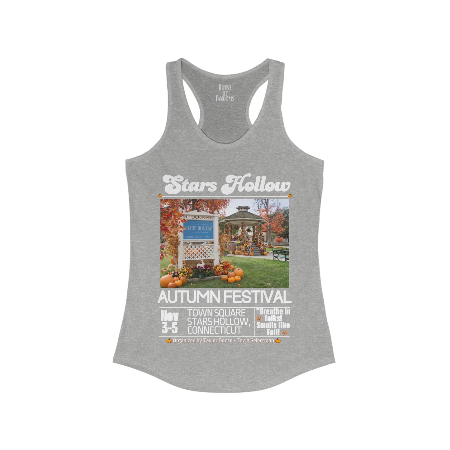 Gilmore Girls TV Show Shirt Tank - Stars Hollow Autumn Festival
