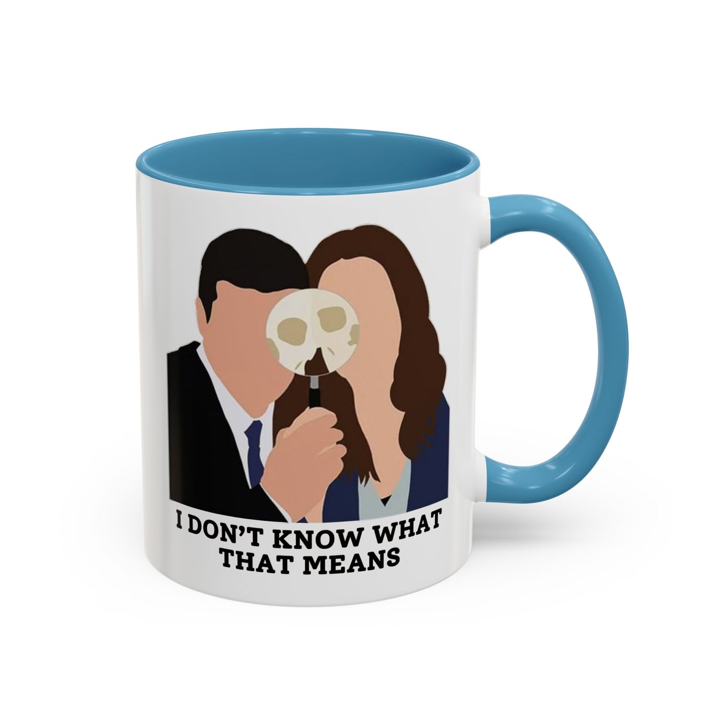 Bones TV Show 11oz or 15 oz Colored Handle Coffee Mug