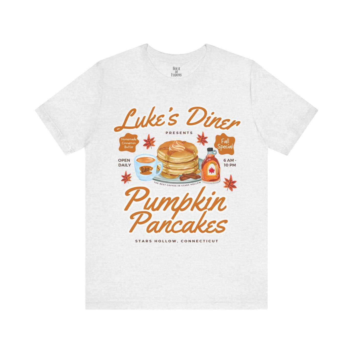 Gilmore Girls TV Show Shirt - Luke’s Diner Pumpkin Pancakes
