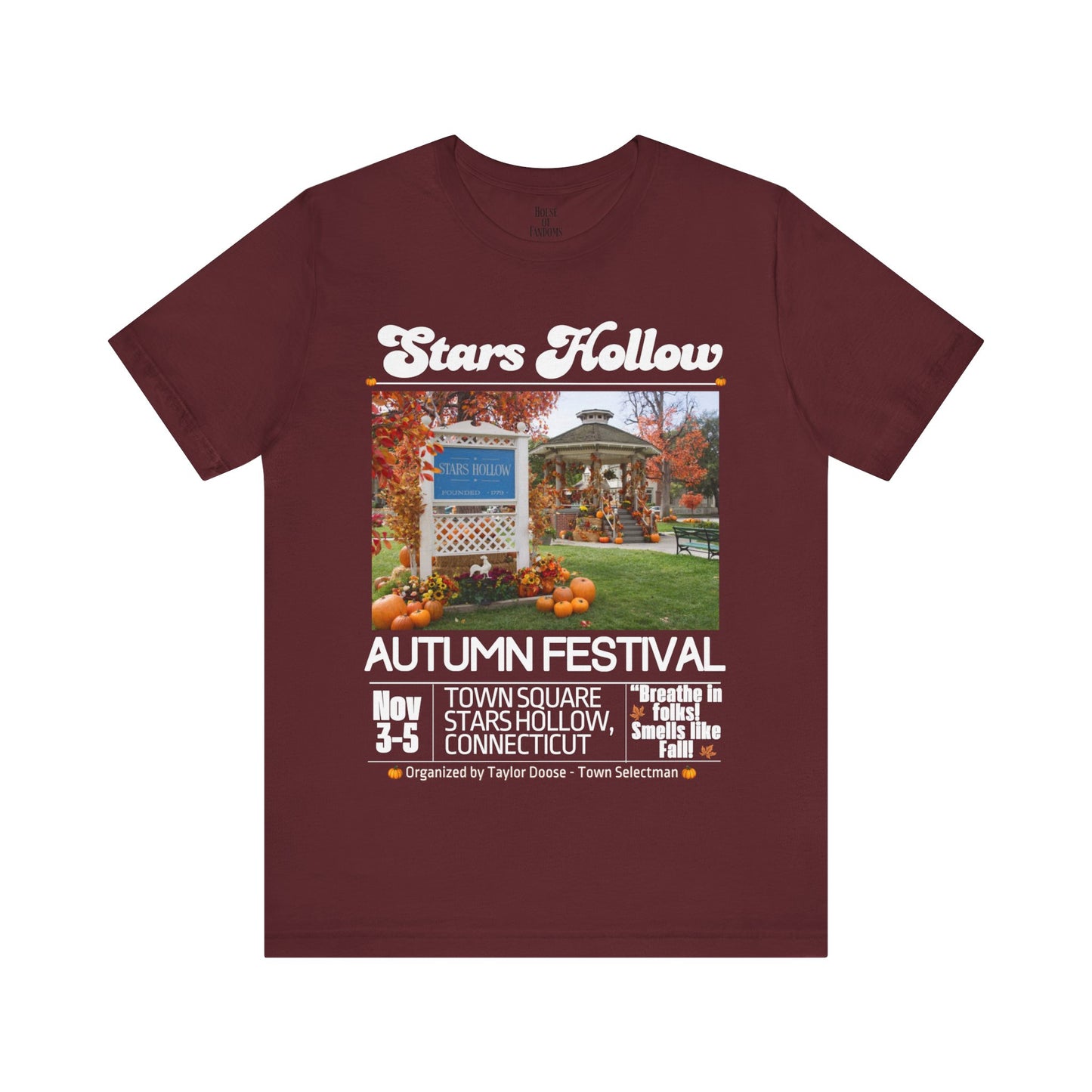 Gilmore Girls TV Show Shirt - Stars Hollow Autumn Festival