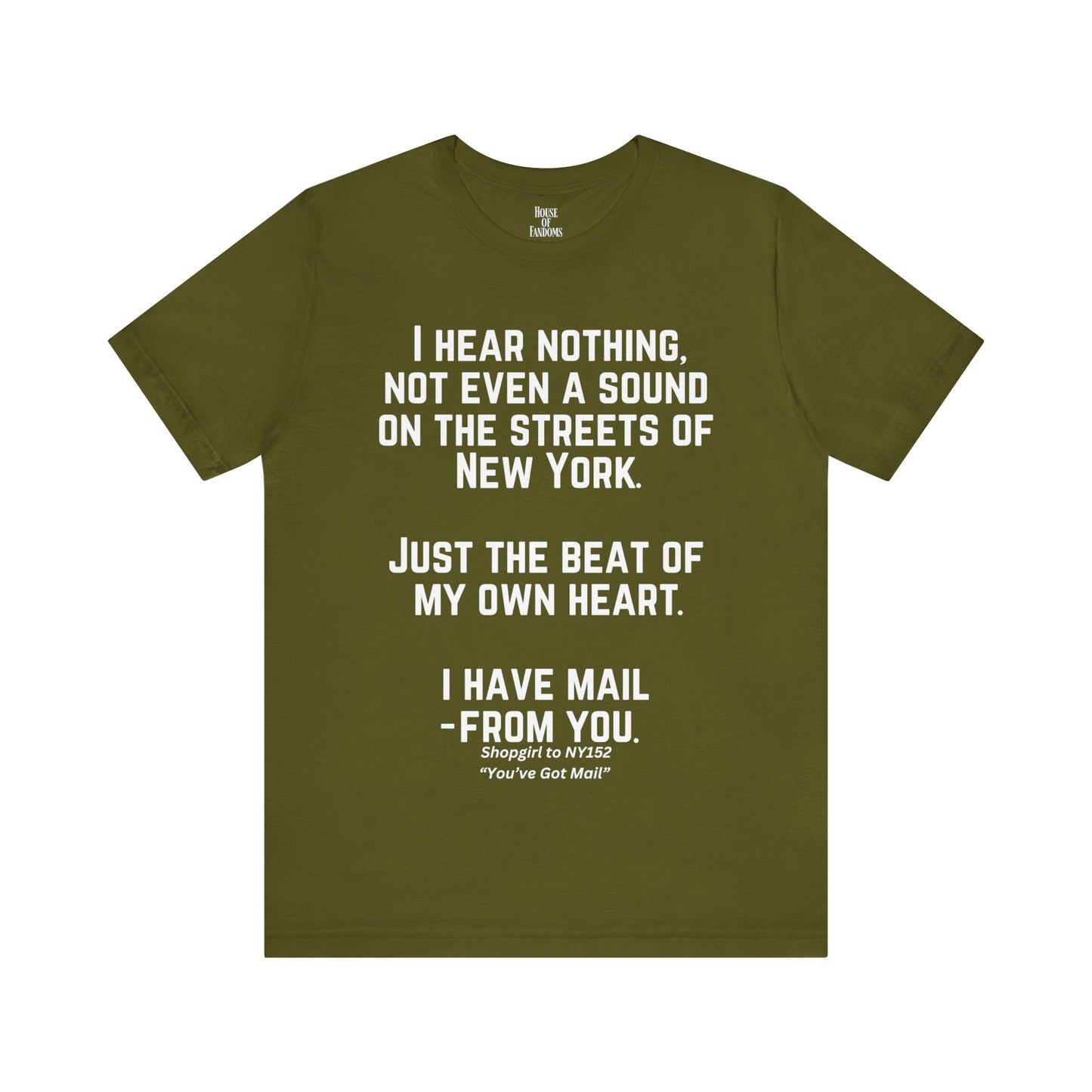 You've Got Mail Movie Shirt Nora Ephron Quote Romantic Movies Romcoms 90s