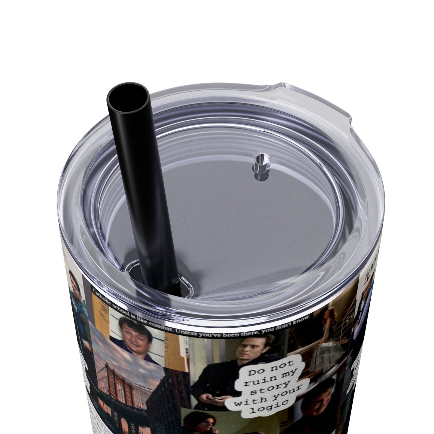 Castle TV Show Skinny Tumbler Kate Beckett Richard Castle Crime Junkie