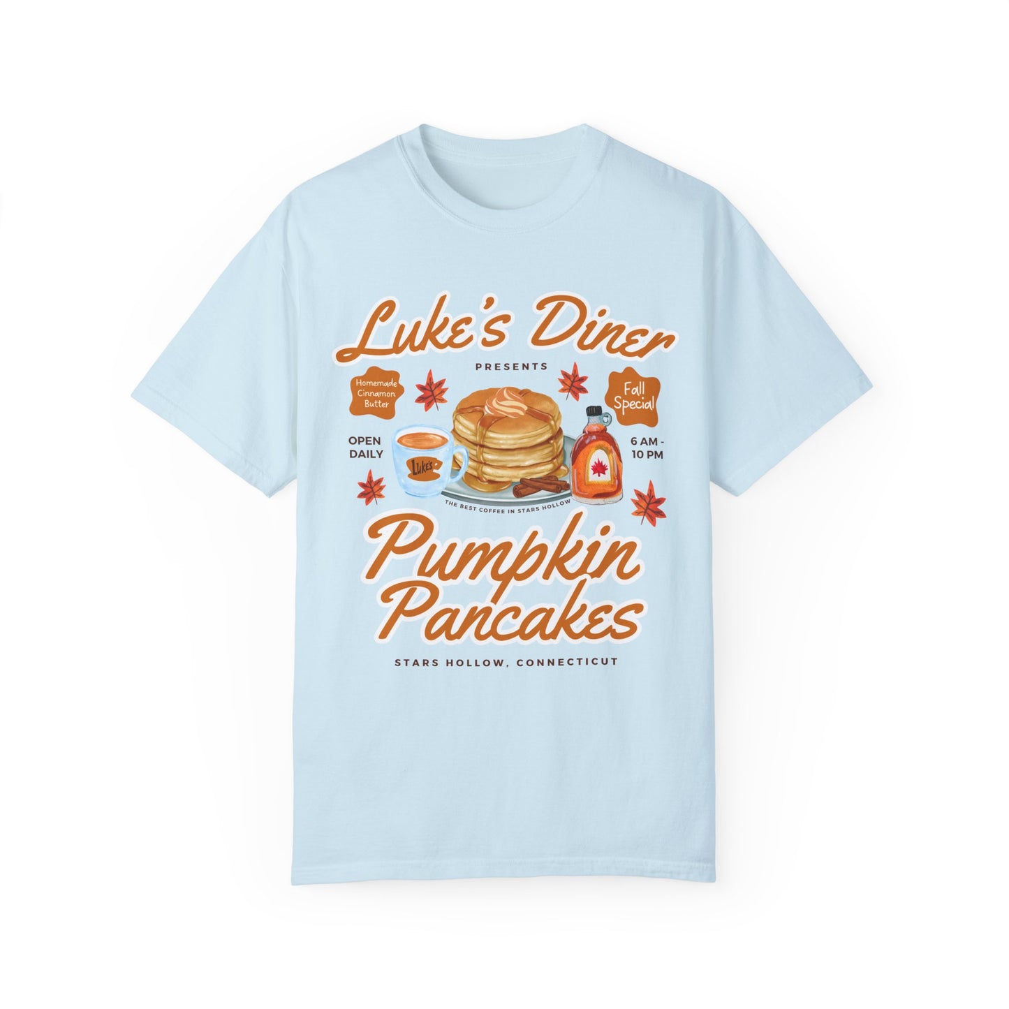 Comfort Colors® Gilmore Girls TV Show Shirt - Luke’s Diner Pumpkin Pancakes