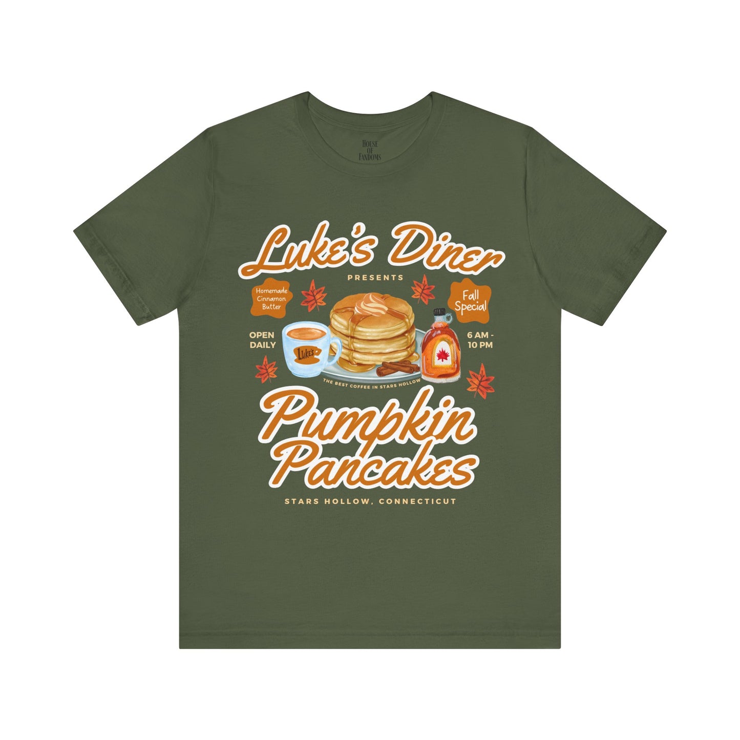 Gilmore Girls TV Show Shirt - Luke’s Diner Pumpkin Pancakes