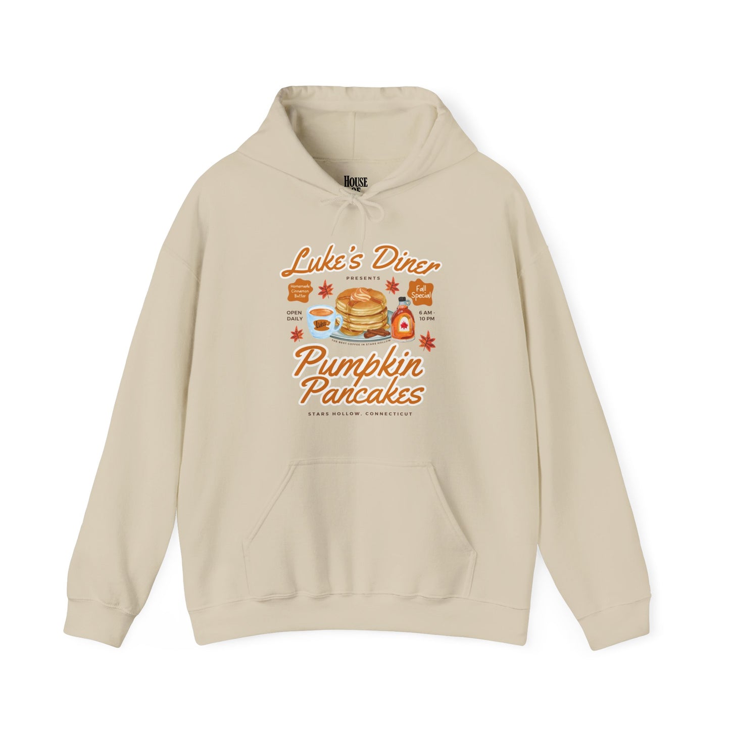 Gilmore Girls TV Show Hoodie - Luke’s Diner Pumpkin Pancakes
