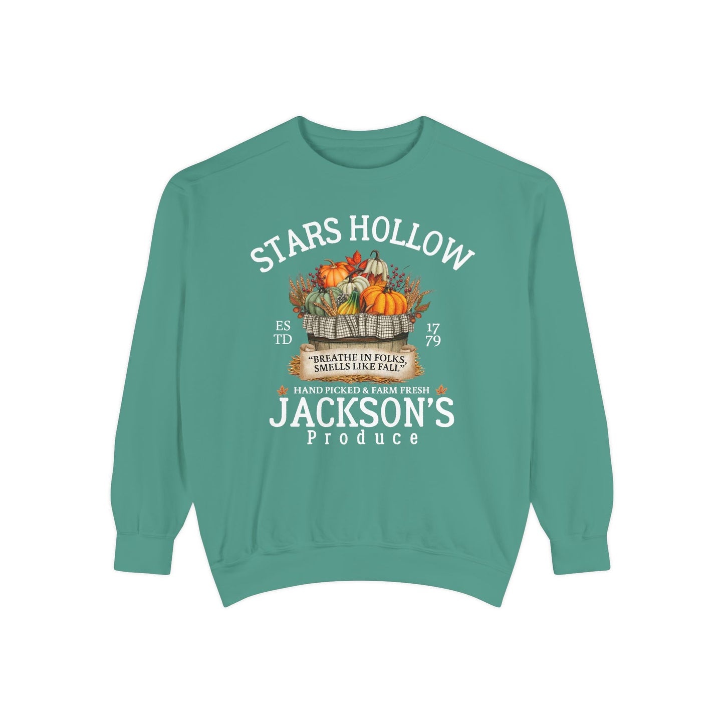 Comfort Colors® Gilmore Girls TV Show Sweatshirt - Stars Hollow Jackson’s Produce