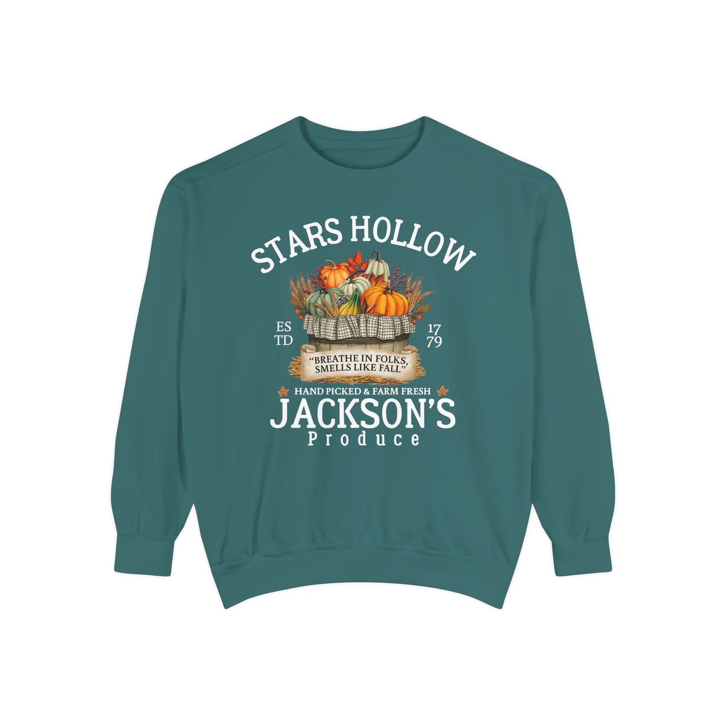 Comfort Colors® Gilmore Girls TV Show Sweatshirt - Stars Hollow Jackson’s Produce