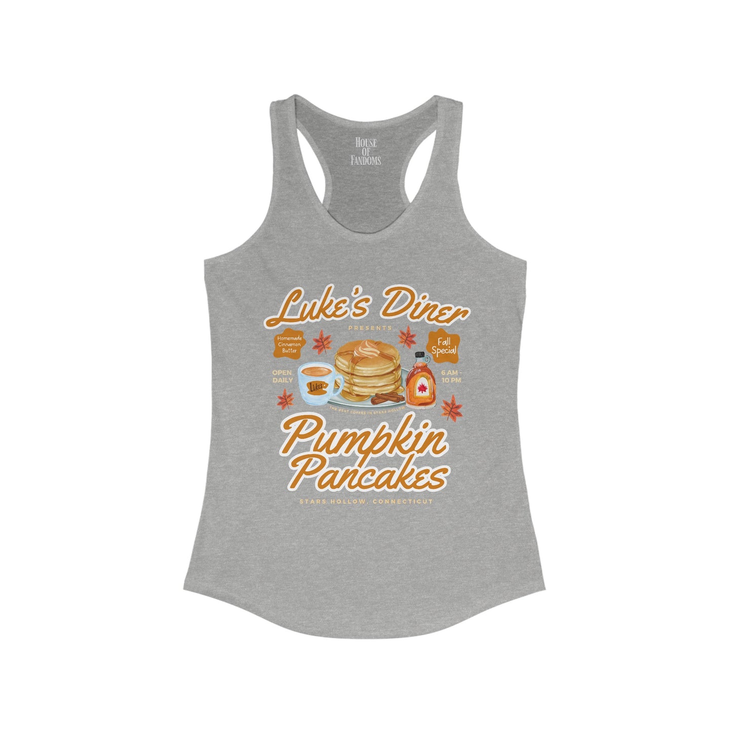 Gilmore Girls TV Show Shirt Tank - Luke’s Diner Pumpkin Pancakes