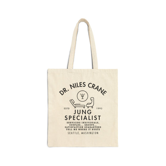 Niles Crane Frasier TV Show Tote Bag