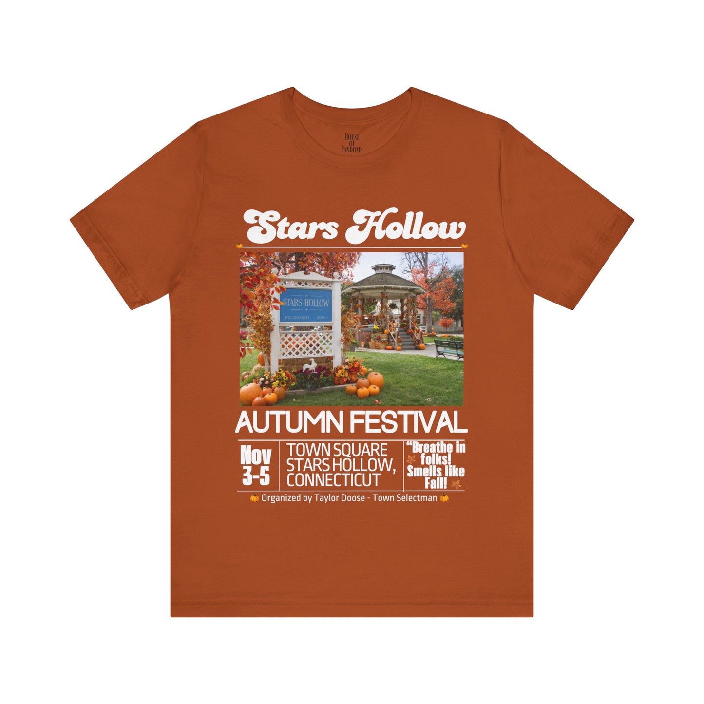 Gilmore Girls TV Show Shirt - Stars Hollow Autumn Festival
