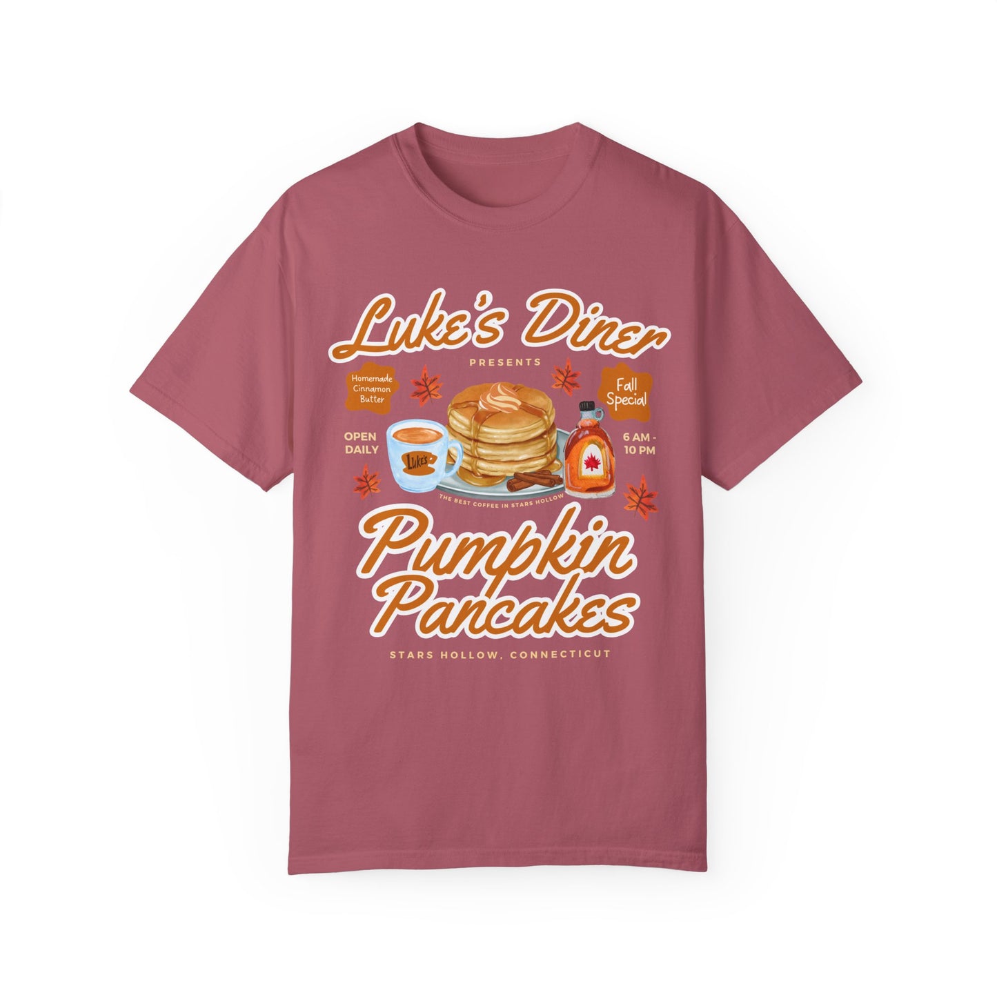 Comfort Colors® Gilmore Girls TV Show Shirt - Luke’s Diner Pumpkin Pancakes